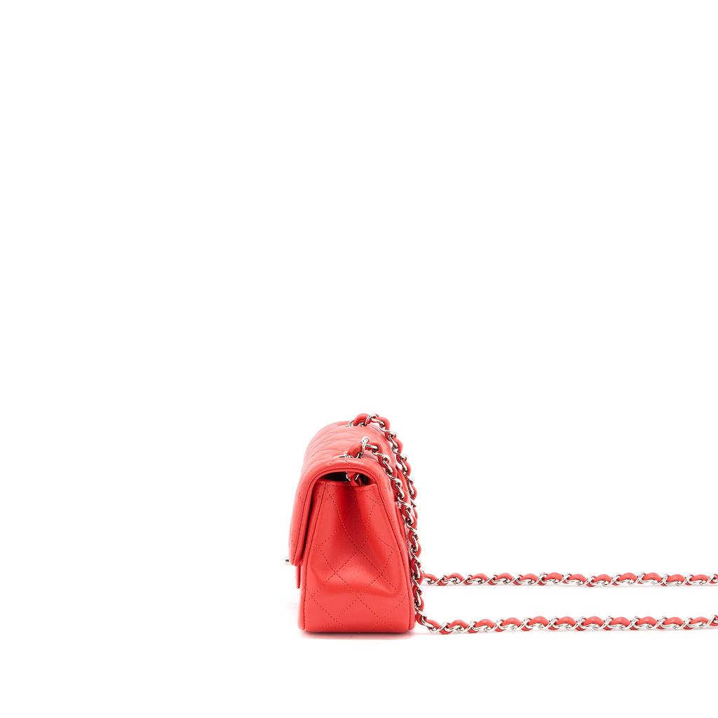 chanel-mini-rectangular-flap-bag-lambskin-orange-red-shw