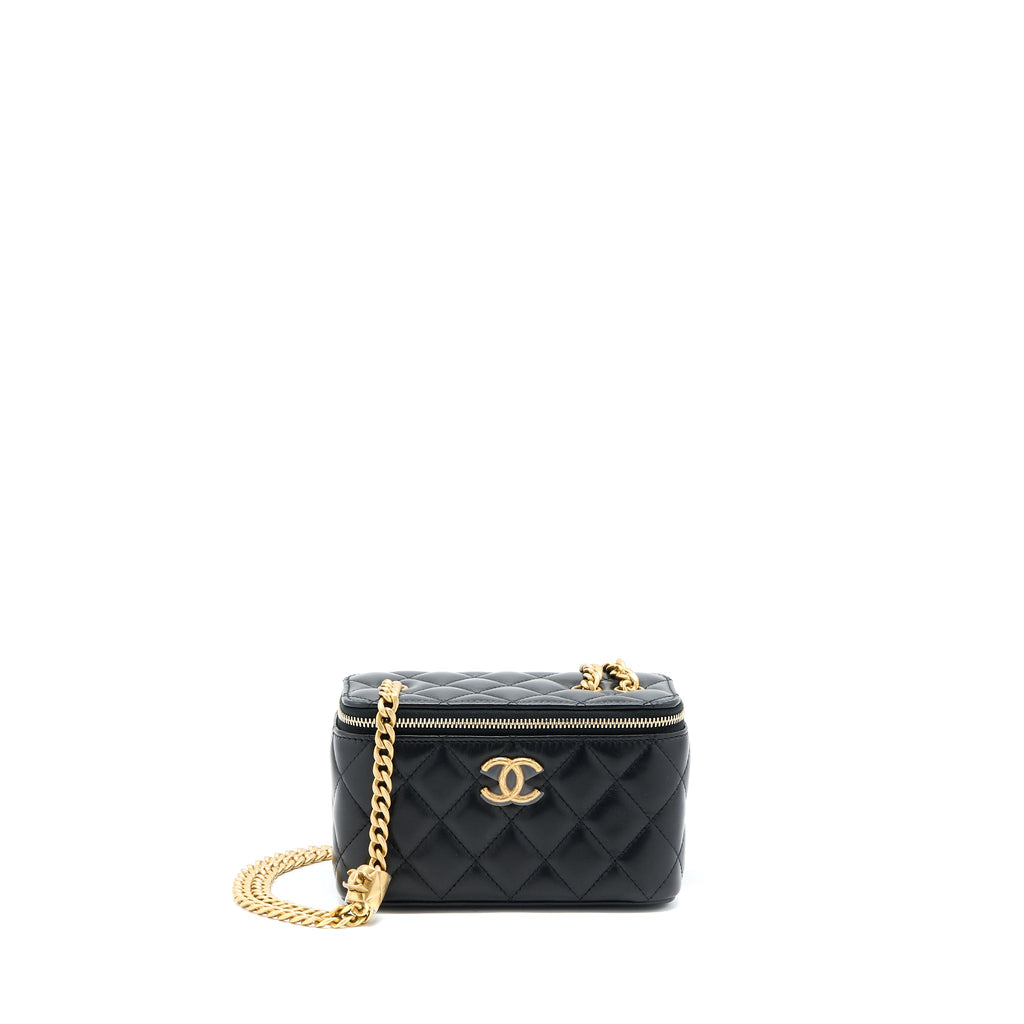 chanel-22k-gold-pillar-adjustable-chain-long-vanity-lambskin-black-ghw-microchip