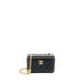 chanel-22k-gold-pillar-adjustable-chain-long-vanity-lambskin-black-ghw-microchip