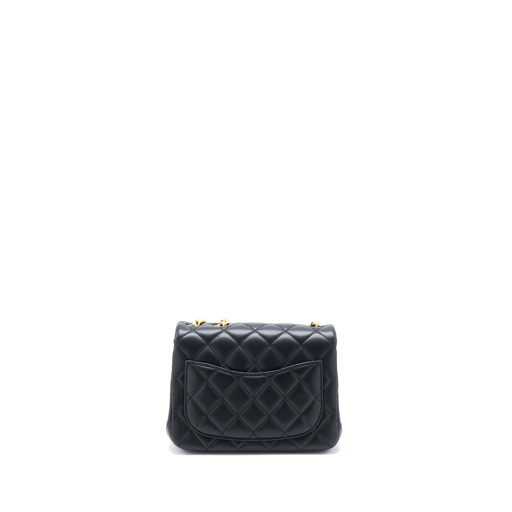 chanel-23s-camellia-chain-mini-square-flap-bag-lambskin-black-brushed-ghw-microchip