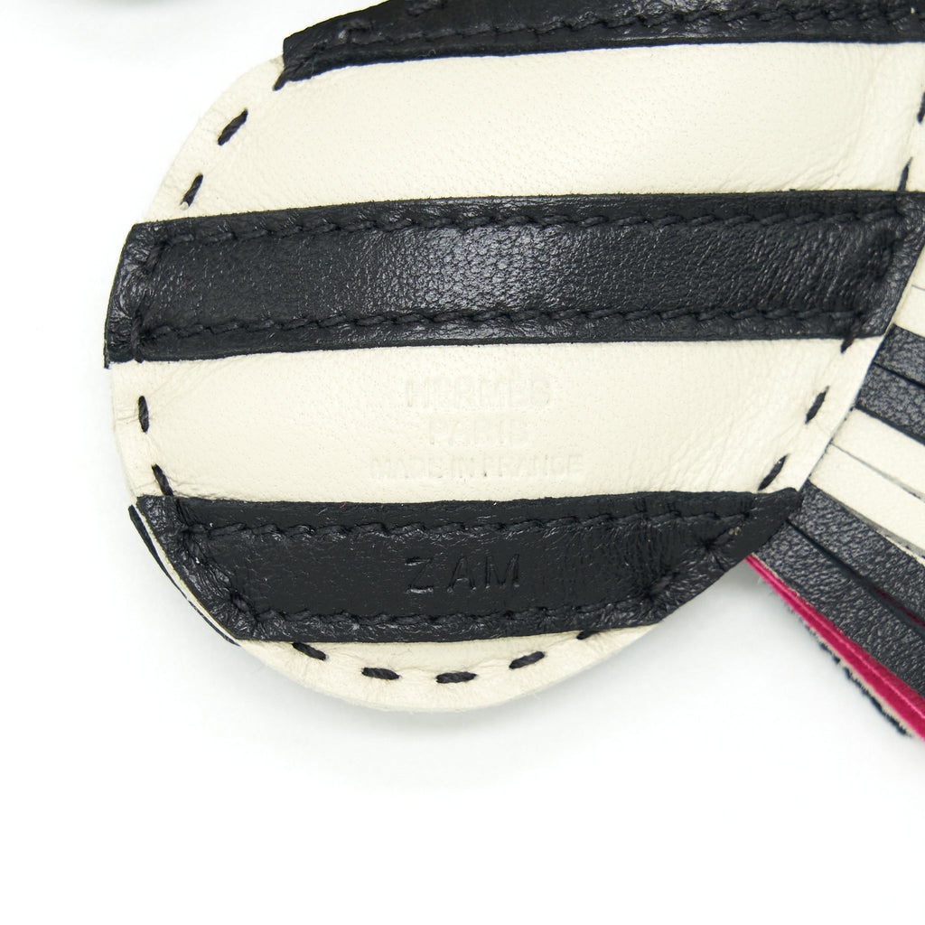 hermes-geegee-savannah-bag-charm-black-white-rose-mexico