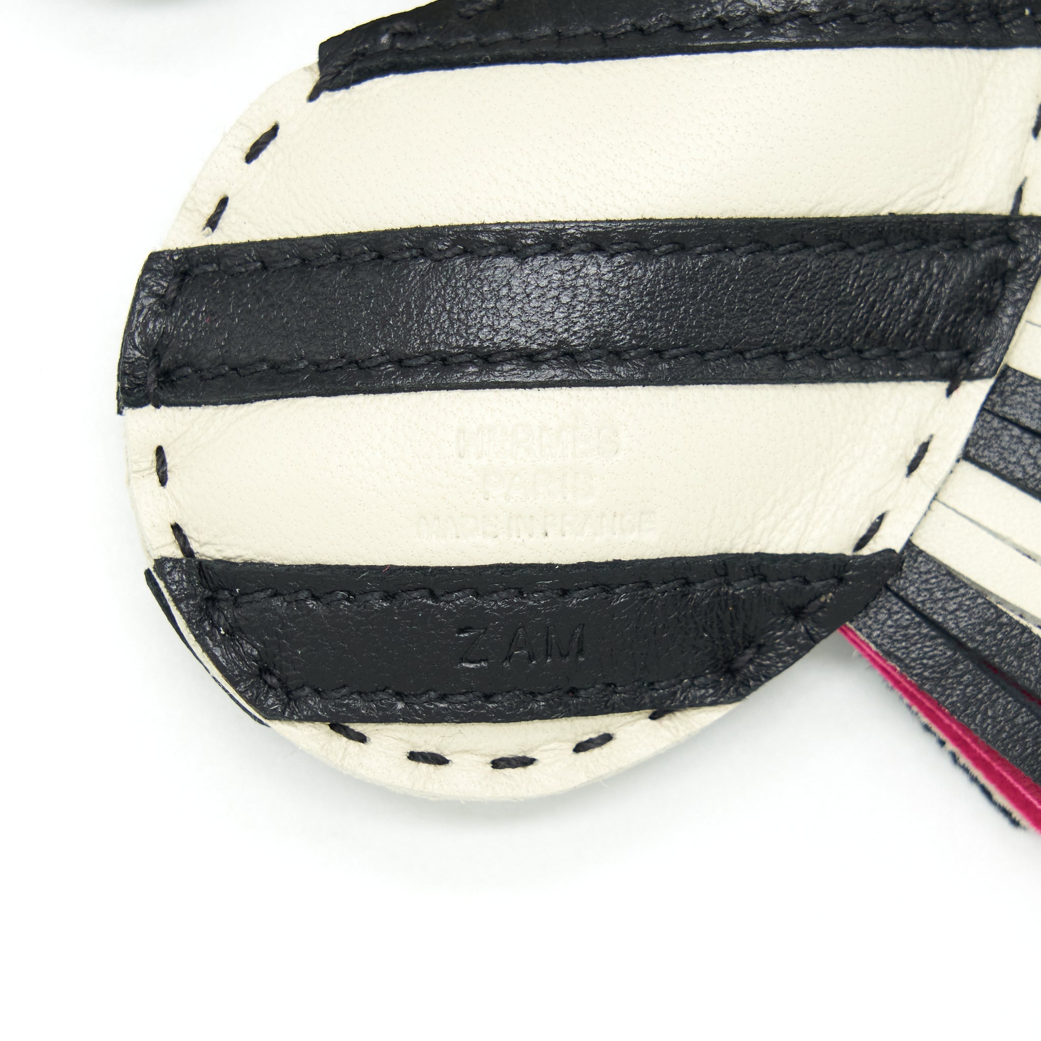 hermes-geegee-savannah-bag-charm-black-white-rose-mexico