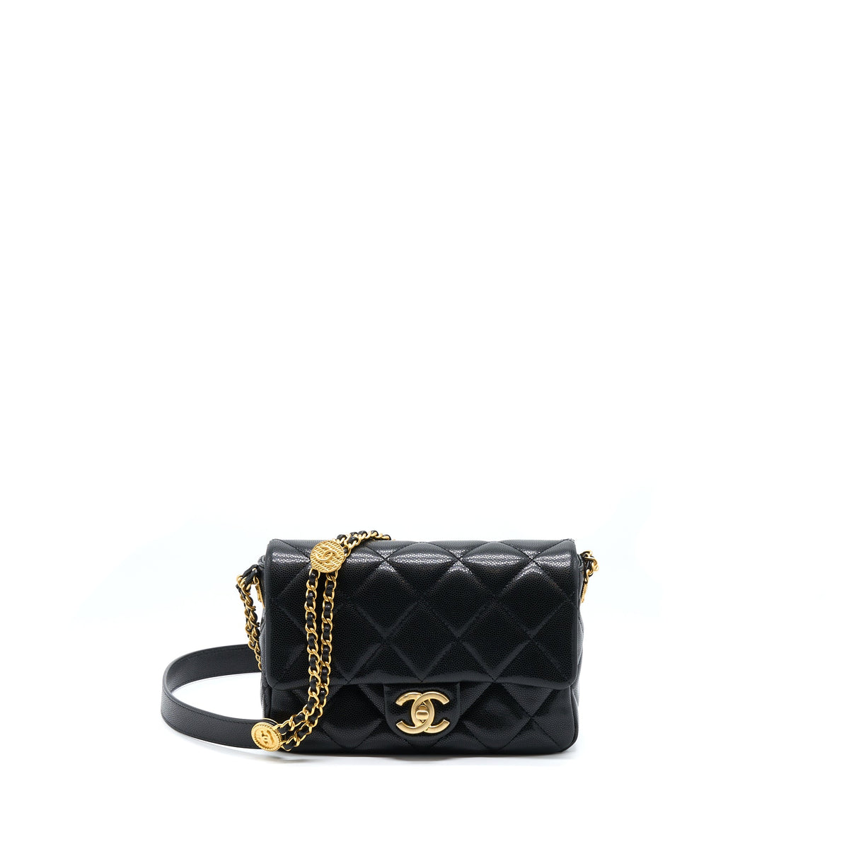 chanel-22a-small-flap-bag-caviar-black-brushed-gold-hardwaremicrochip