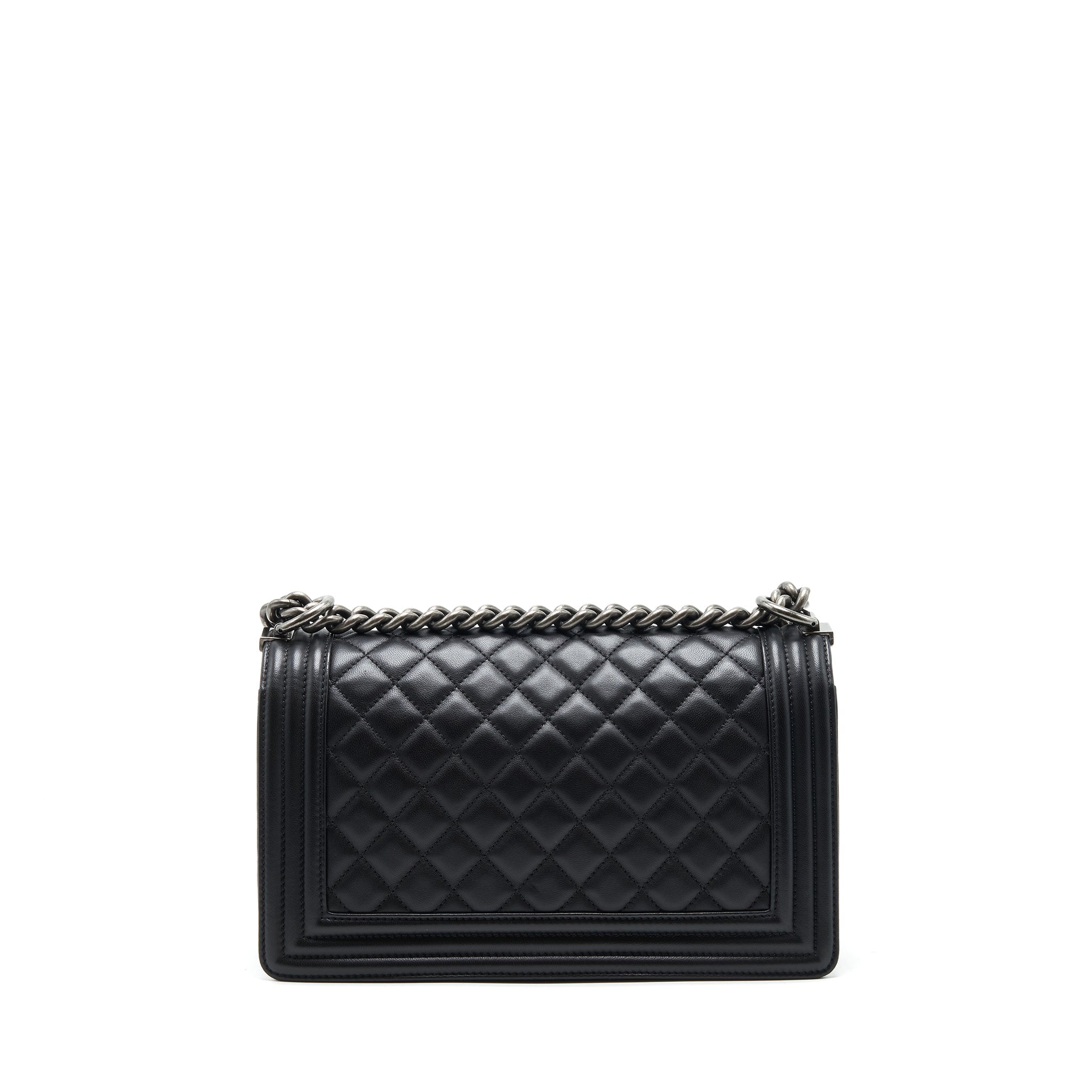 chanel-medium-boy-black-lambskin-ruthenium-hardware