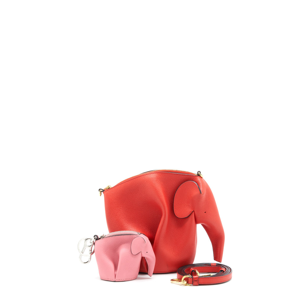 loewe-elephant-crossbody-elephant-key-ring-pouch-sell-in-a-set