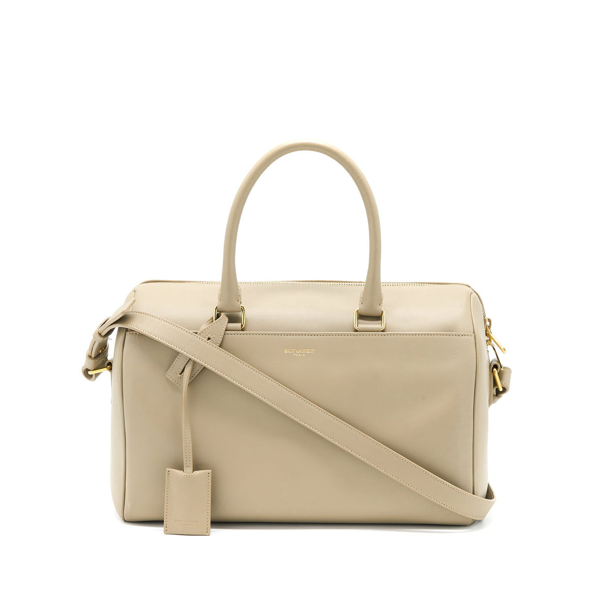 saint-laurent-duffle-bag-calfskin-light-grey-ghw