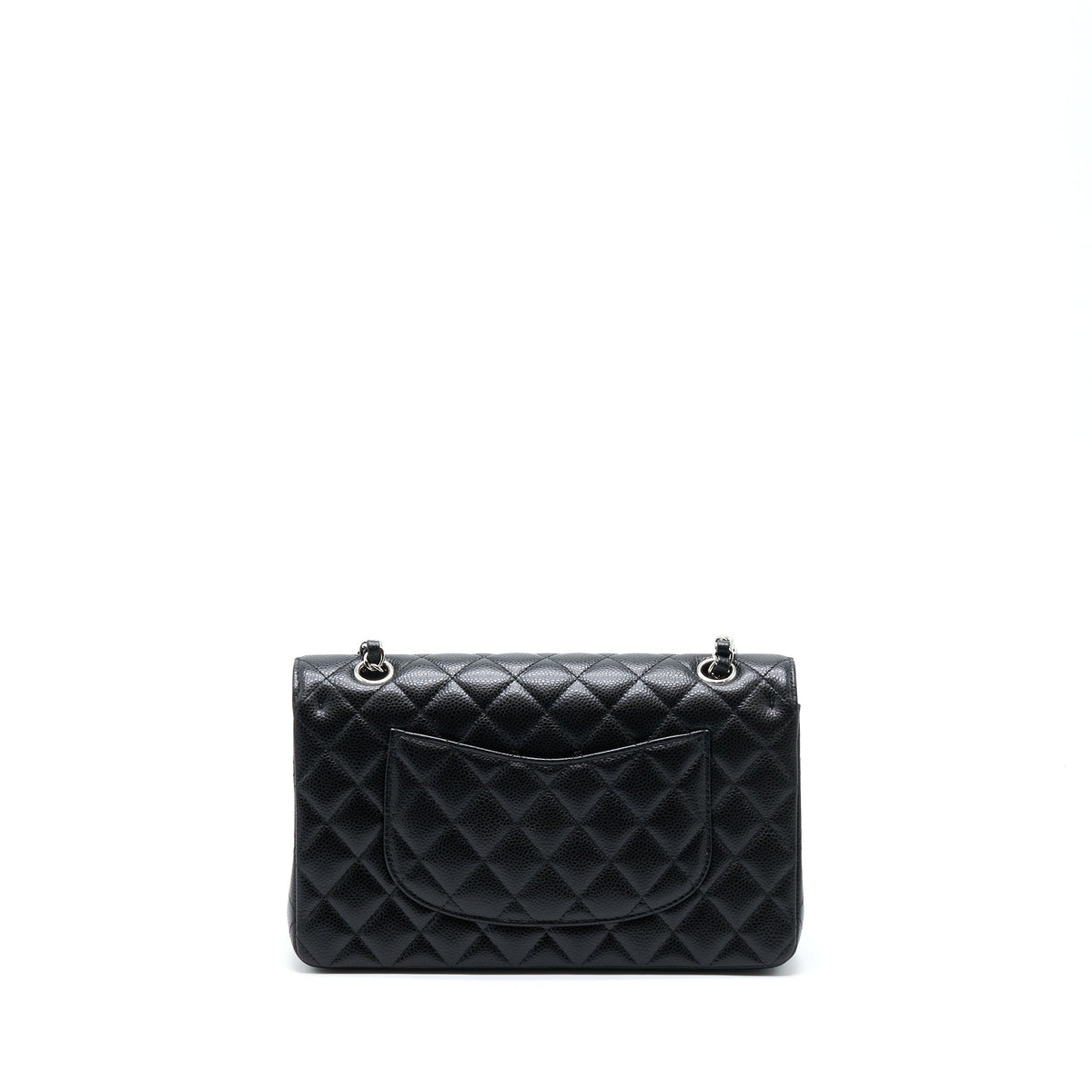chanel-classic-double-flap-bag-caviar-black-shw