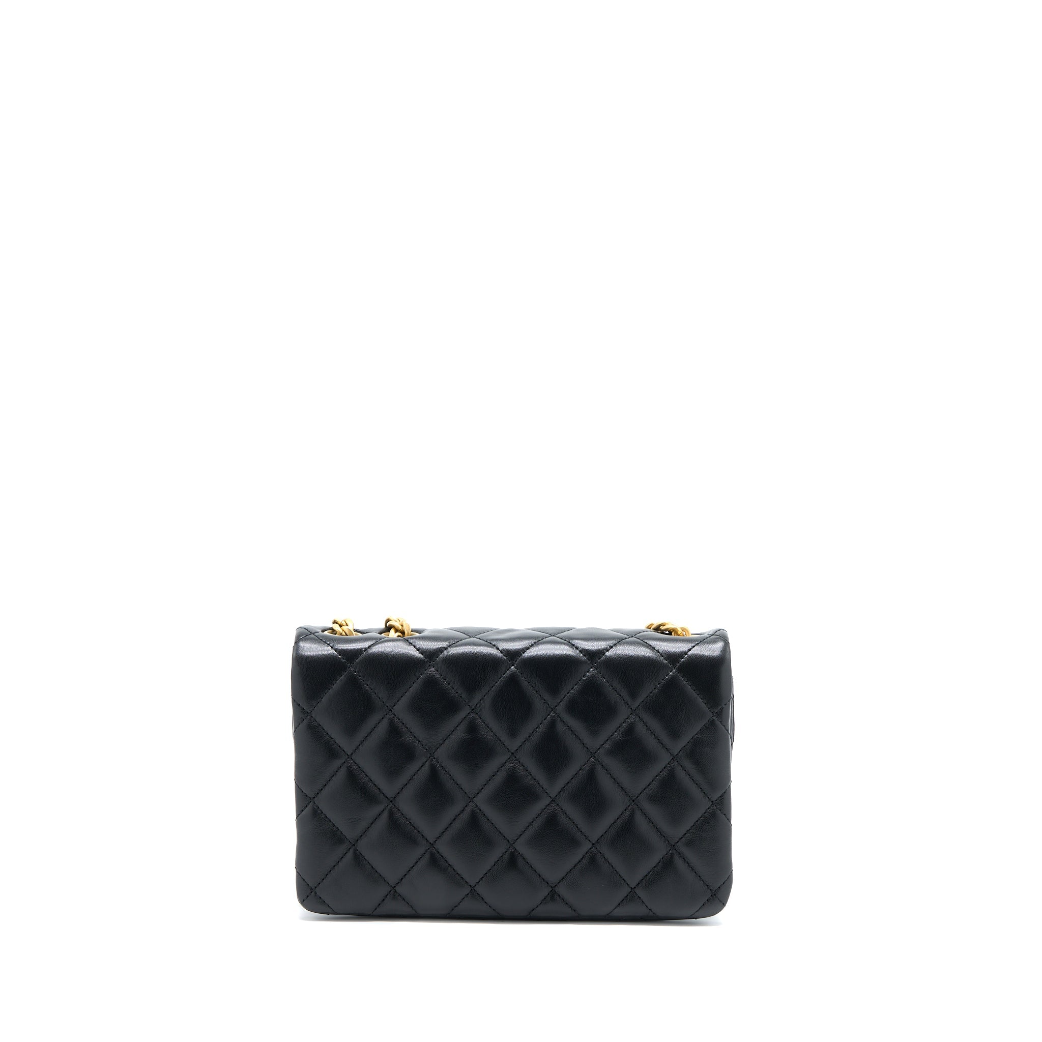 chanel-22k-gold-pillar-adjustment-chain-flap-bag-lambskin-black-ghw-microchip-1