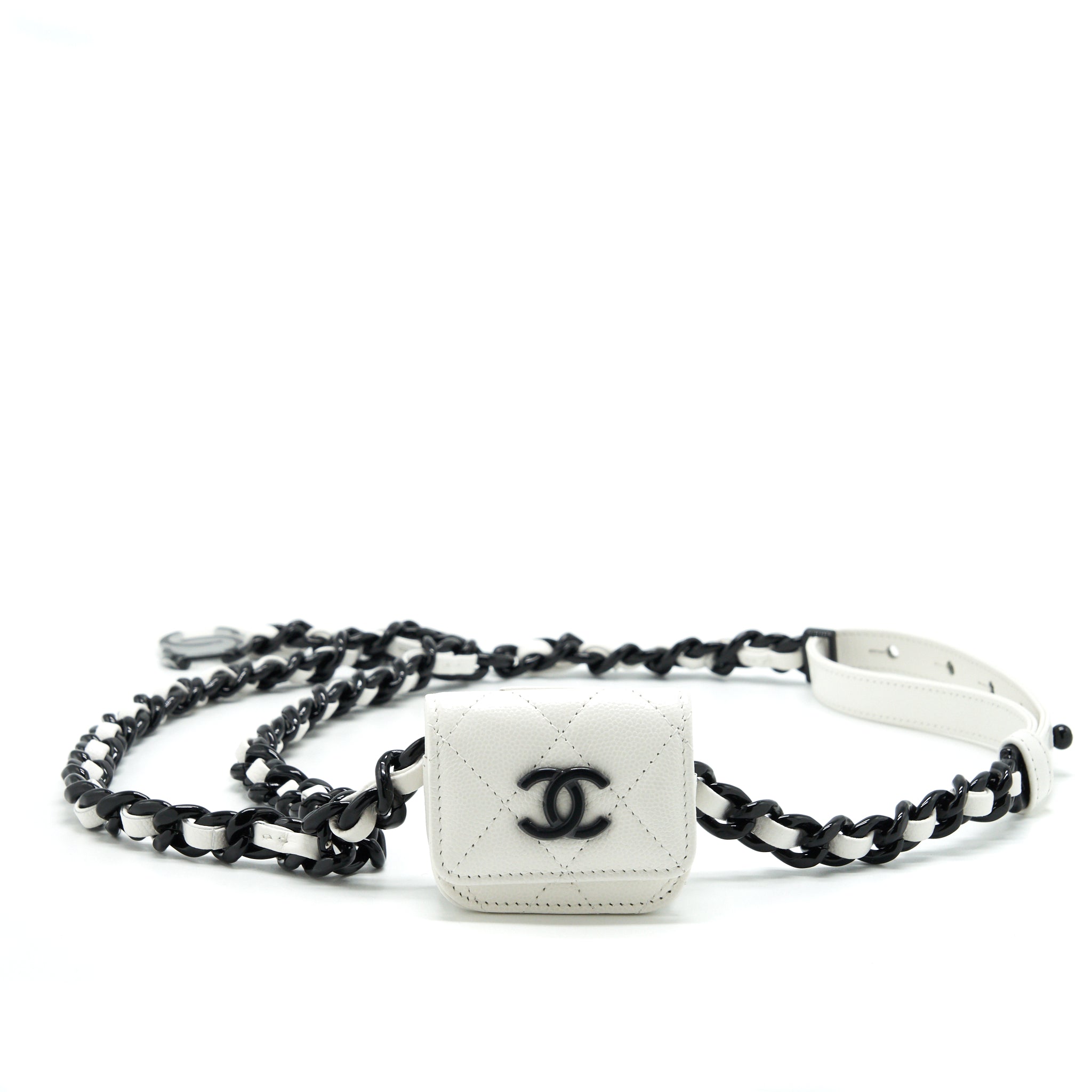 chanel-airpods-case-chain-belt-white-black-hardware