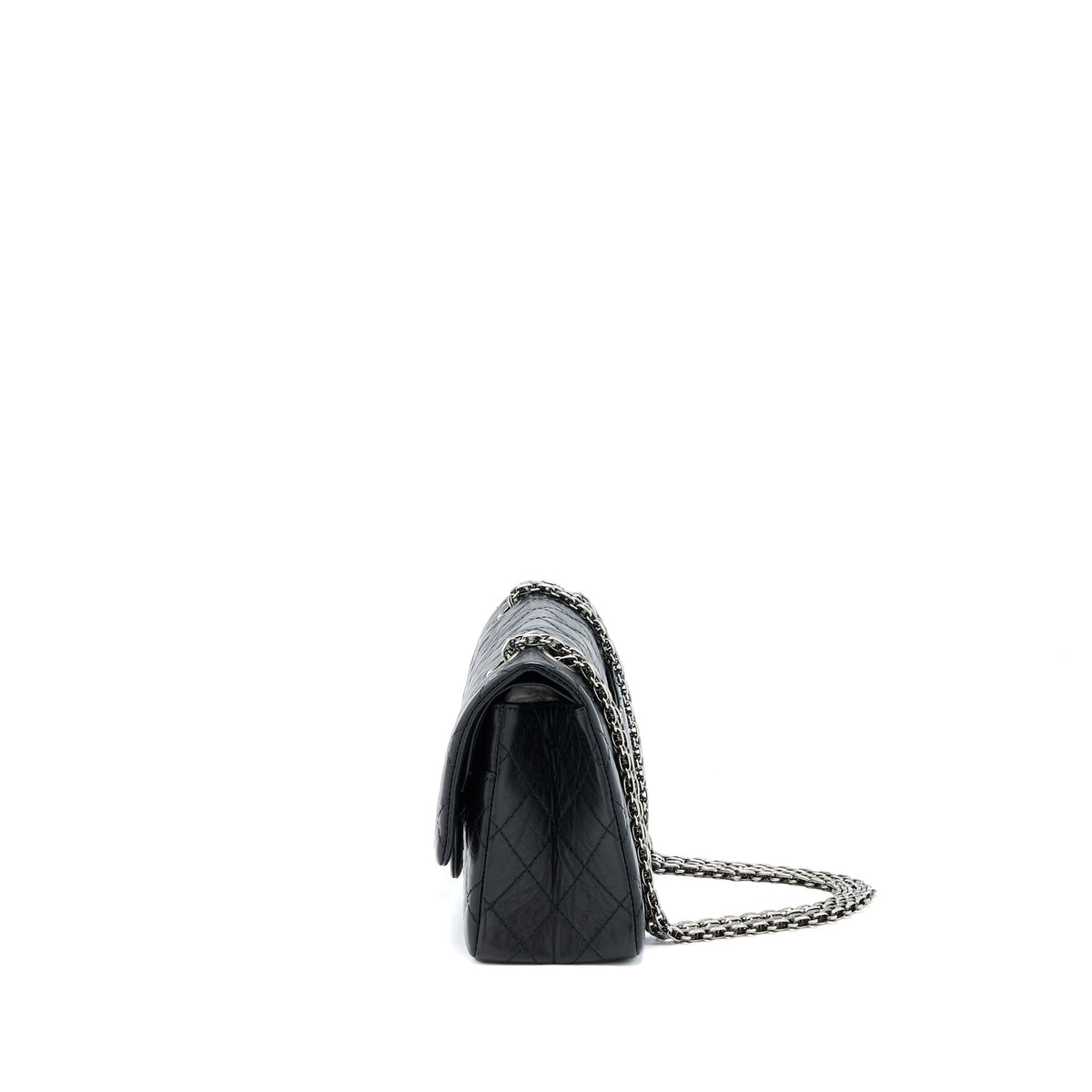 chanel-small-2-55-255-double-flap-bag-calfskin-black-ruthenium-shw