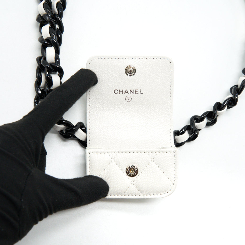 chanel-airpods-case-chain-belt-white-black-hardware