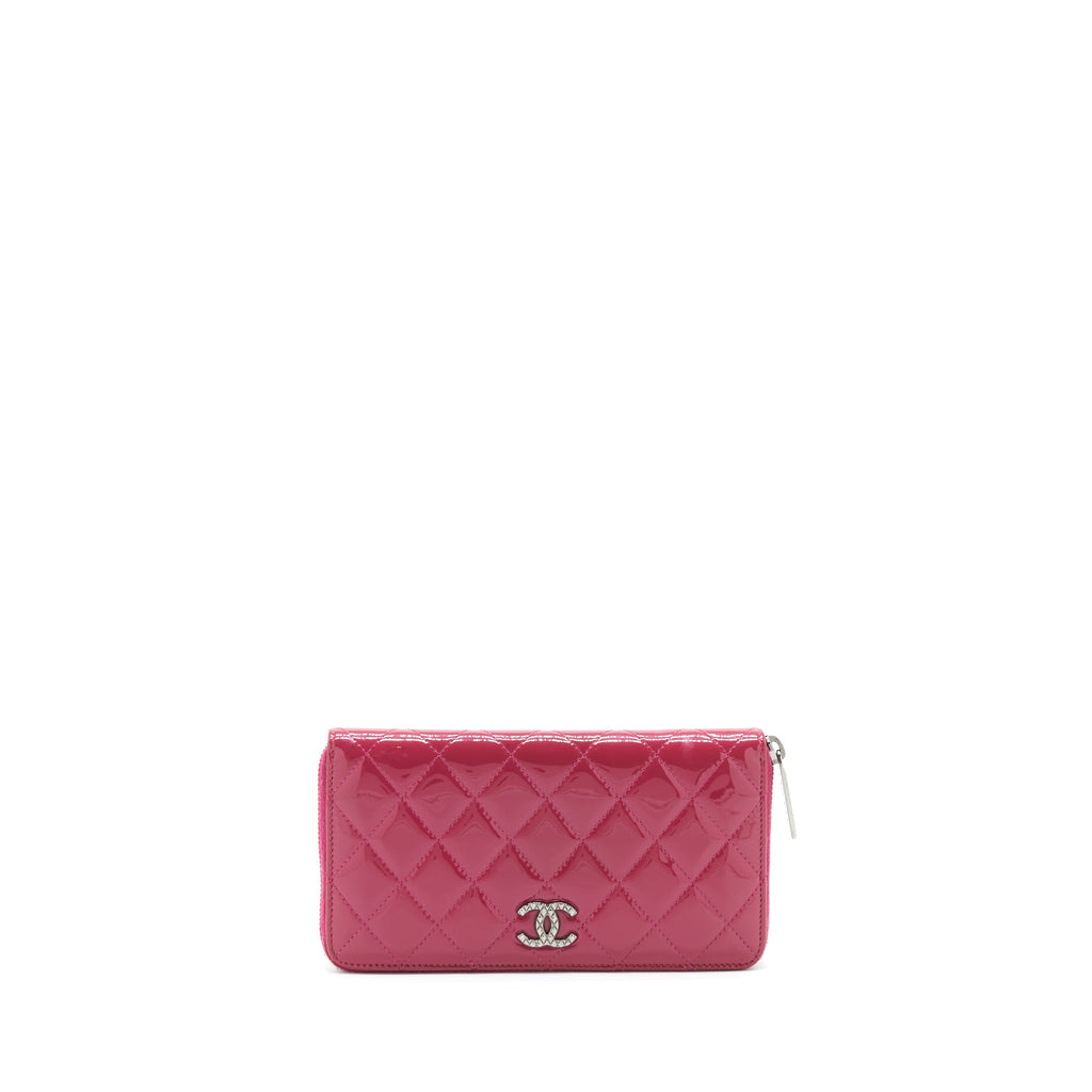 chanel-long-zip-wallet-patent-fuchsia-shw