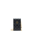 chanel-22p-vertical-mini-flap-phone-case-lambskin-black-with-enamel-and-gold-hardware