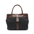 chanel-vintage-denim-tote-bag-dark-blue-brown-ruthenium-sliver-hardware-copy