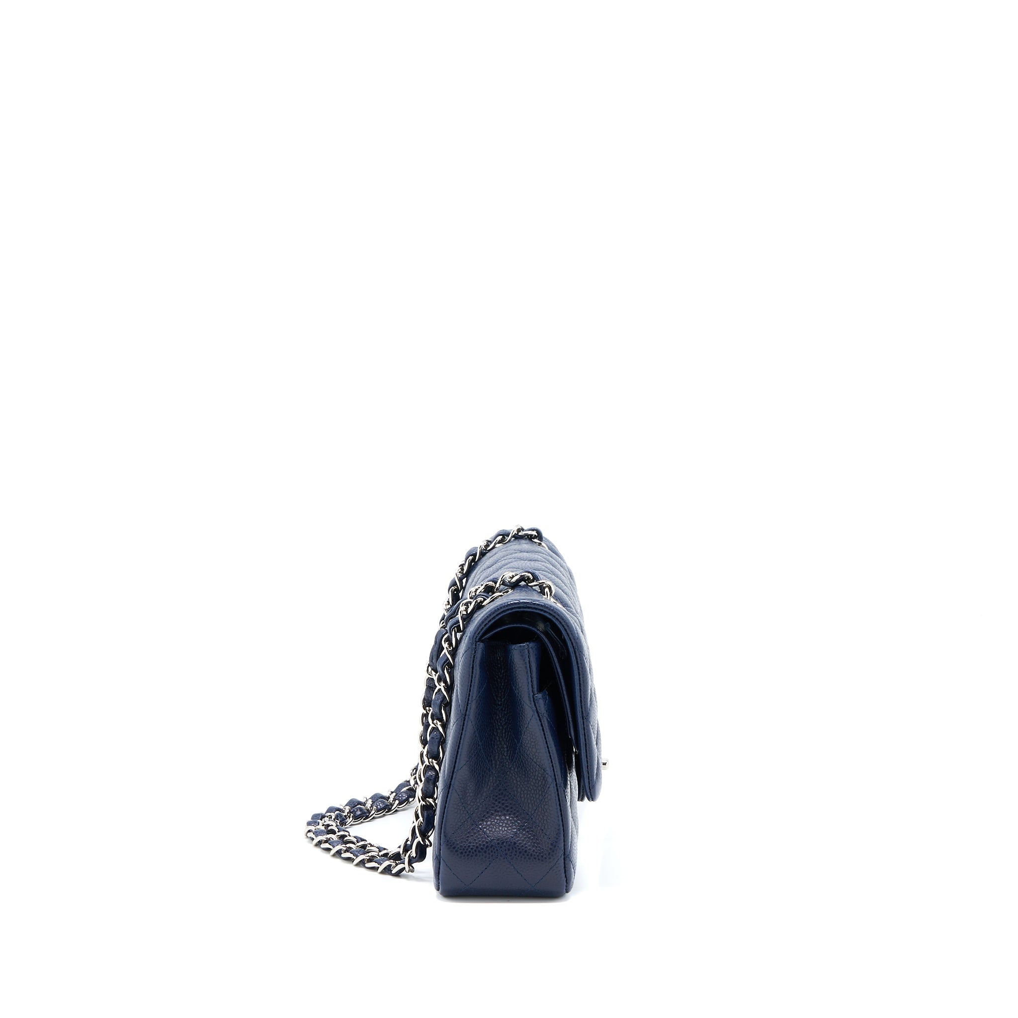 chanel-medium-classic-double-flap-bag-caviar-navy-blue-shw