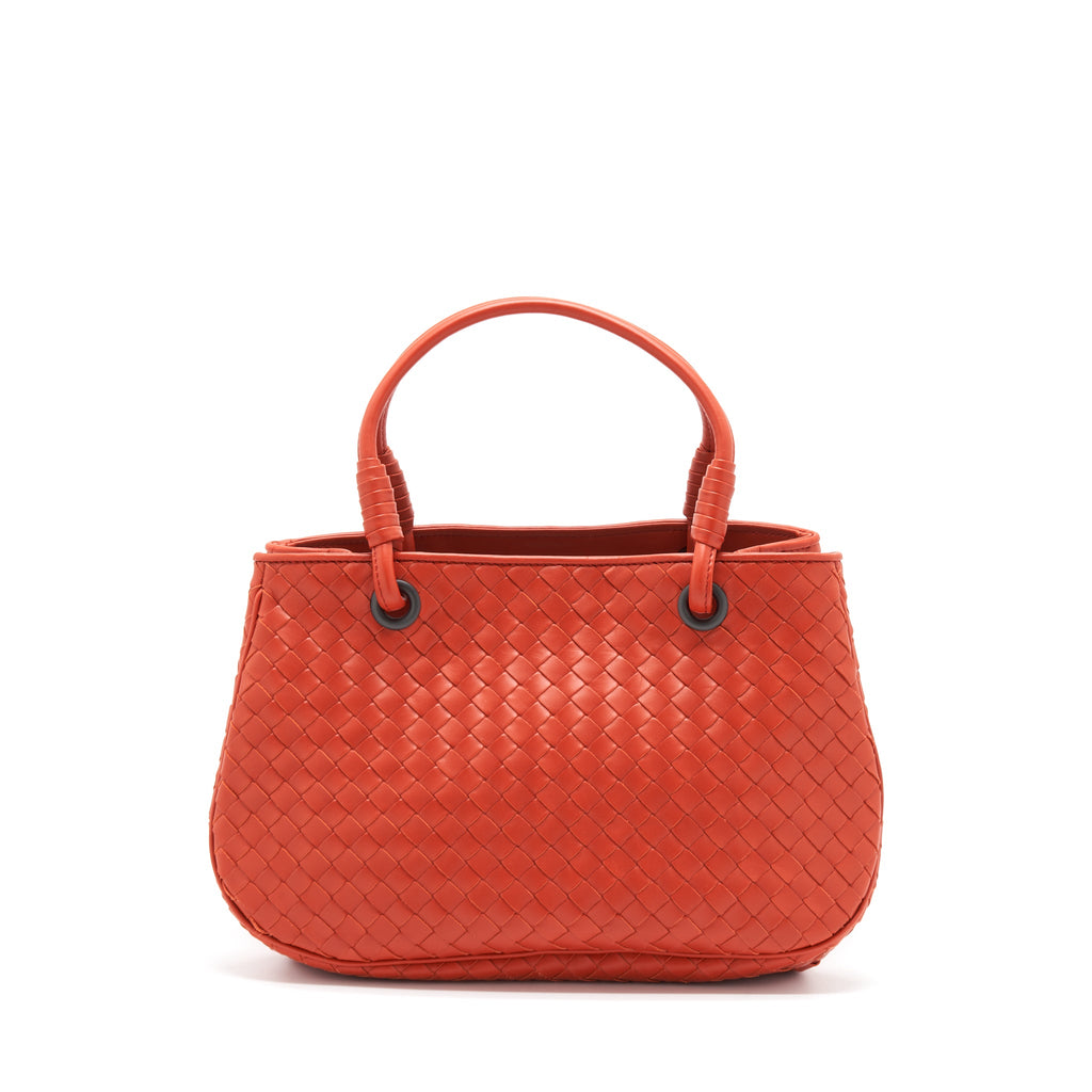 bottega-veneta-tote-bag-orange-ruthenium-gold-hardware