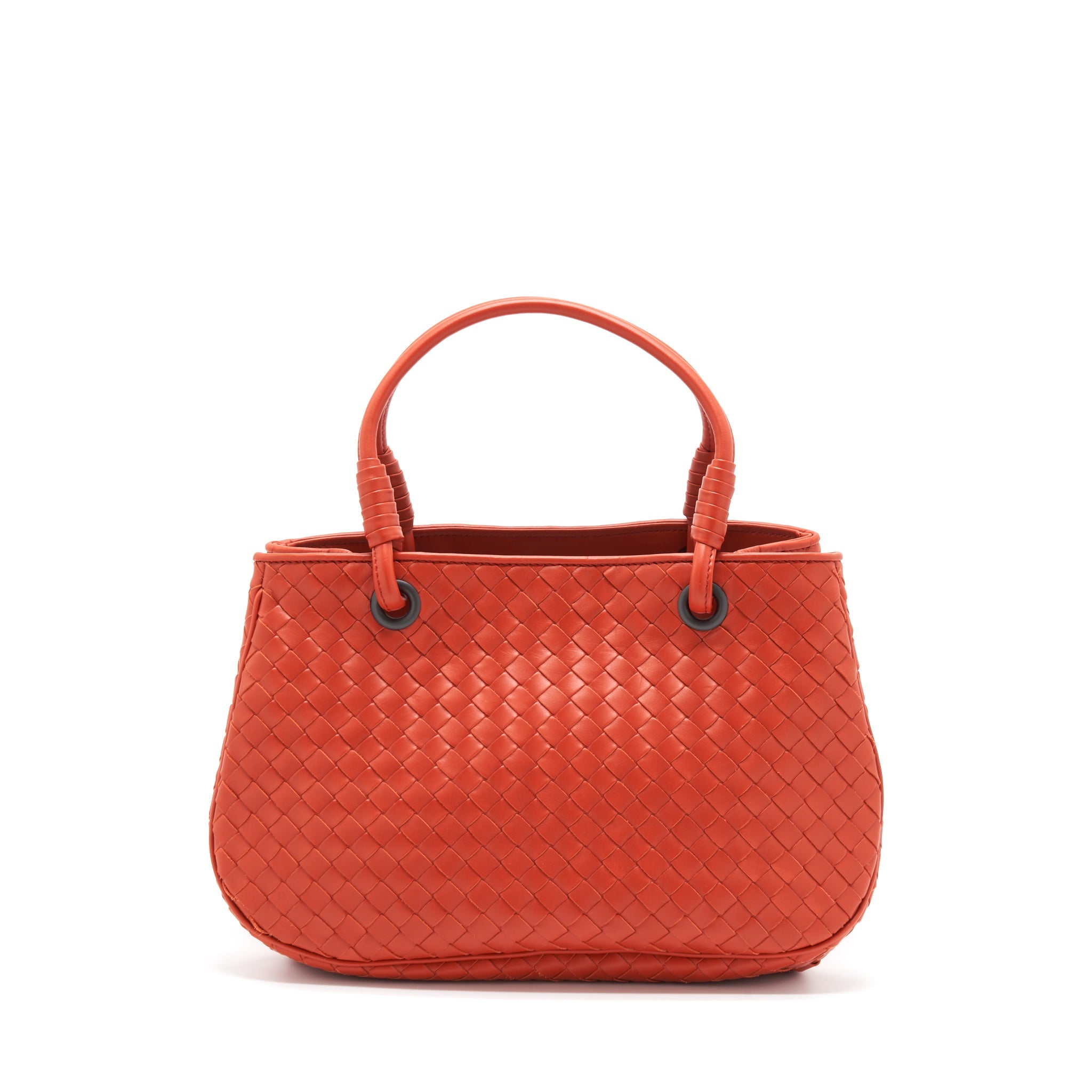 bottega-veneta-tote-bag-orange-ruthenium-gold-hardware