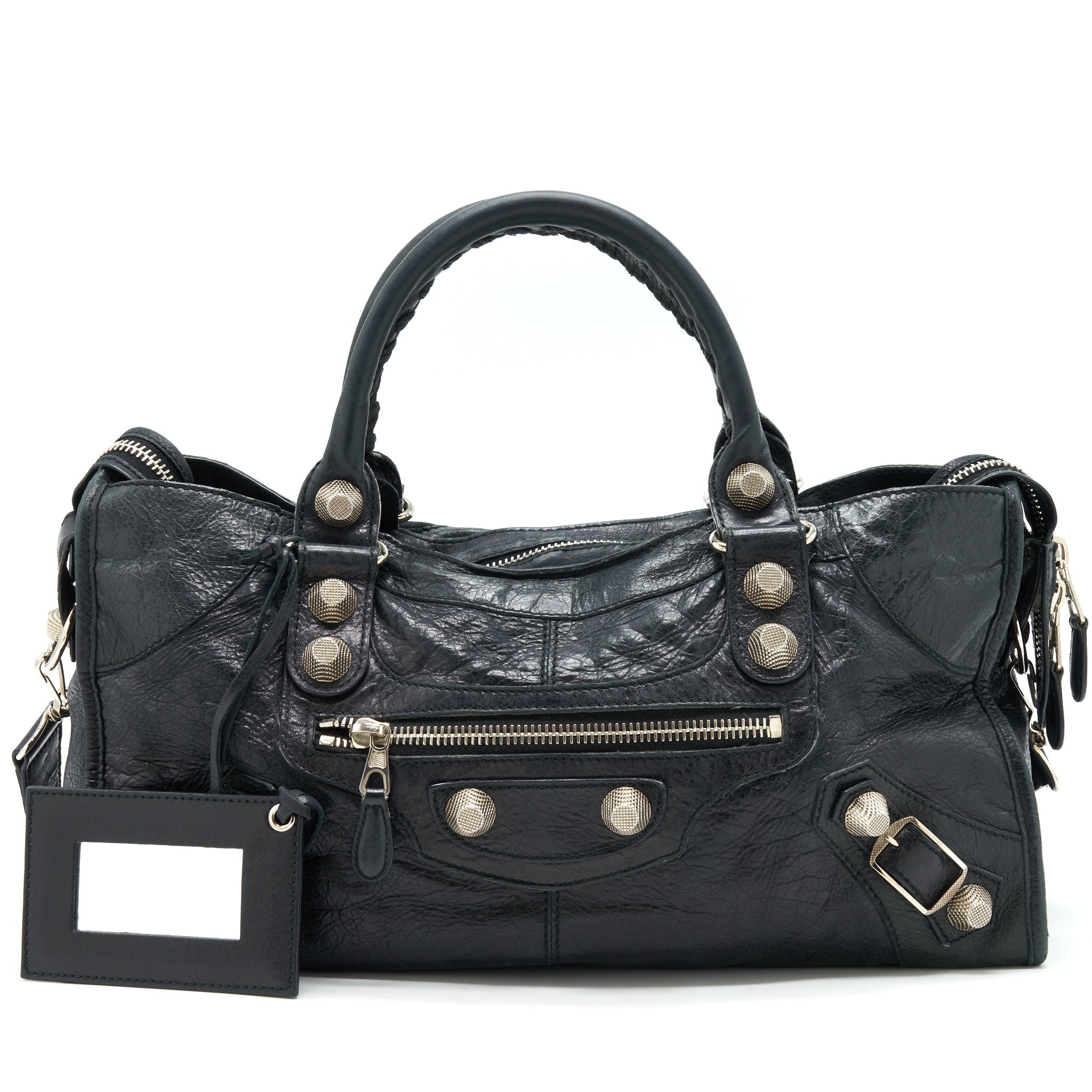 balenciaga-giant-city-bag-navy-shw