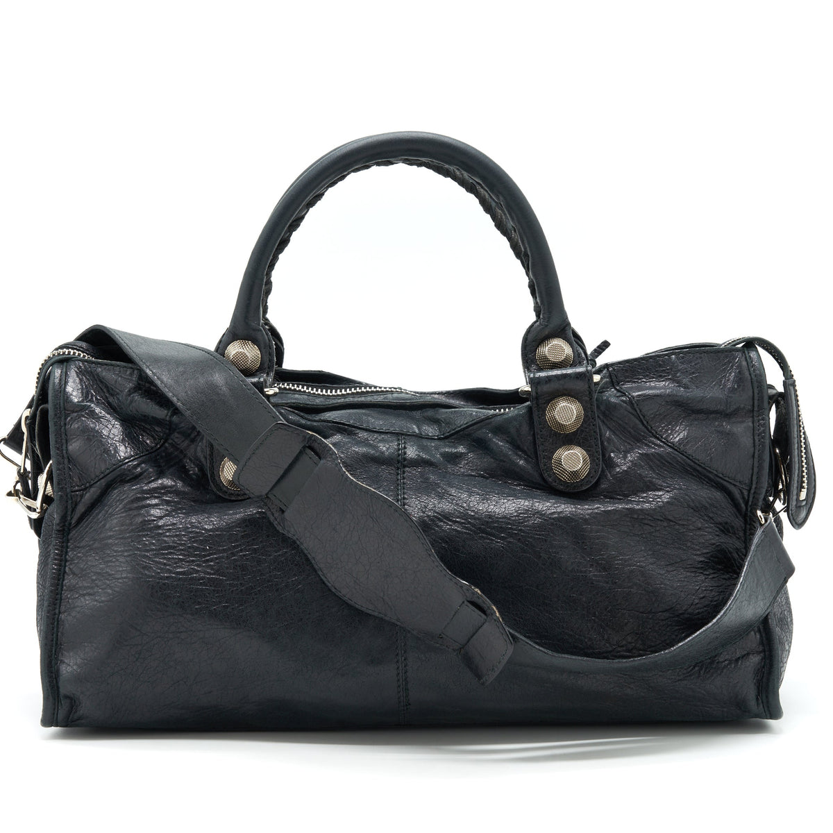 balenciaga-giant-city-bag-navy-shw