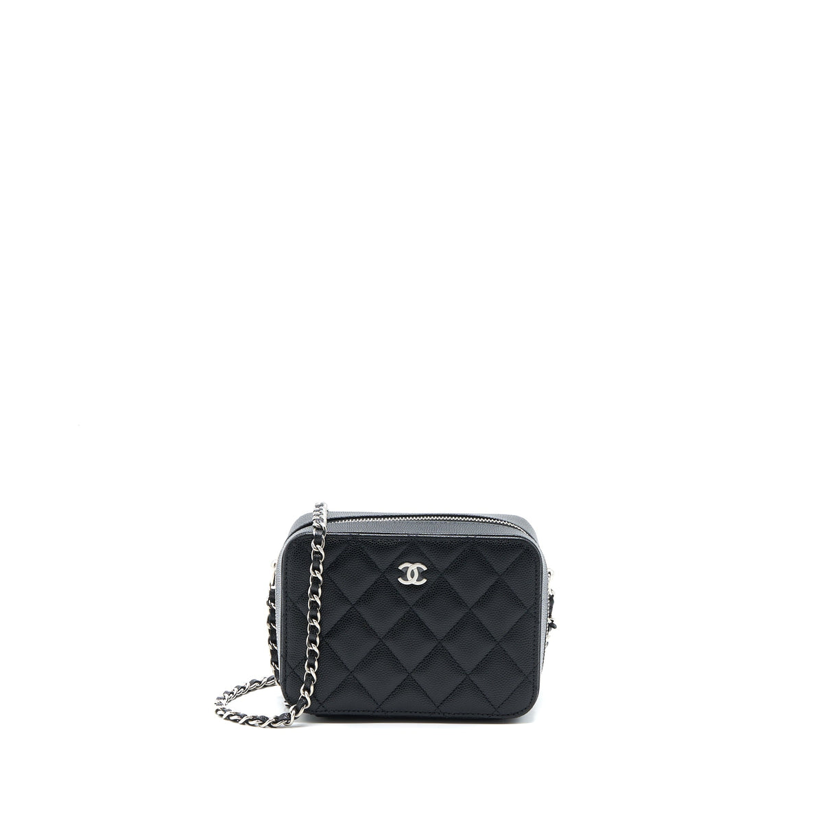 chanel-mini-camera-case-caviar-black-shw