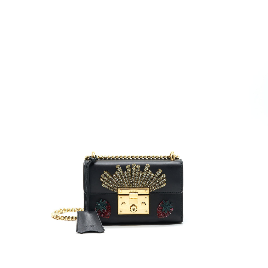 gucci-limited-edition-padlock-chain-bag-black-1