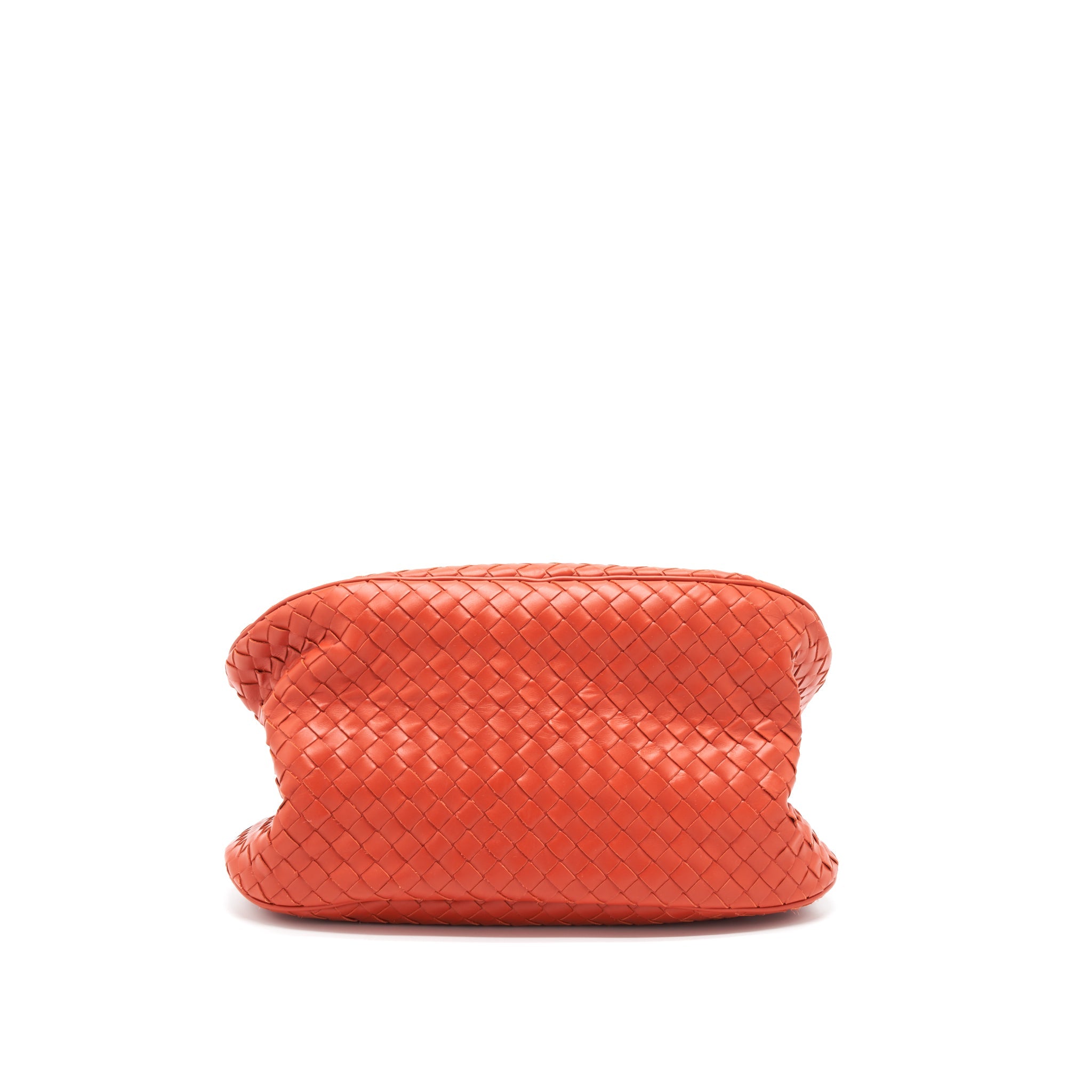 bottega-veneta-tote-bag-orange-ruthenium-gold-hardware