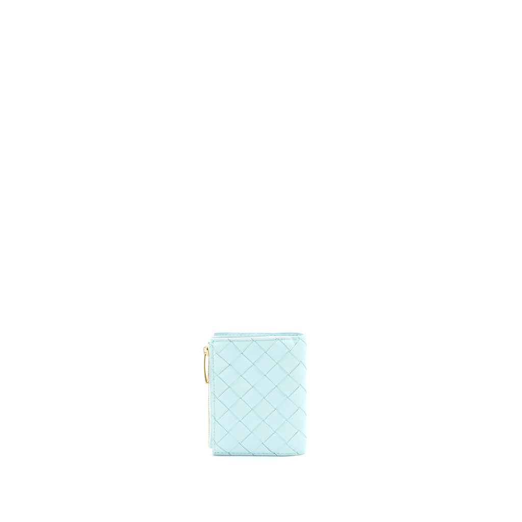 bottega-veneta-bi-fold-zip-wallet-lambskin-light-blue-ghw