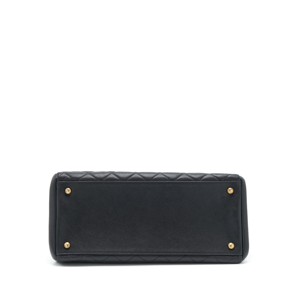 chanel-large-flap-bag-calfskin-black-ruthenium-gold-hardware