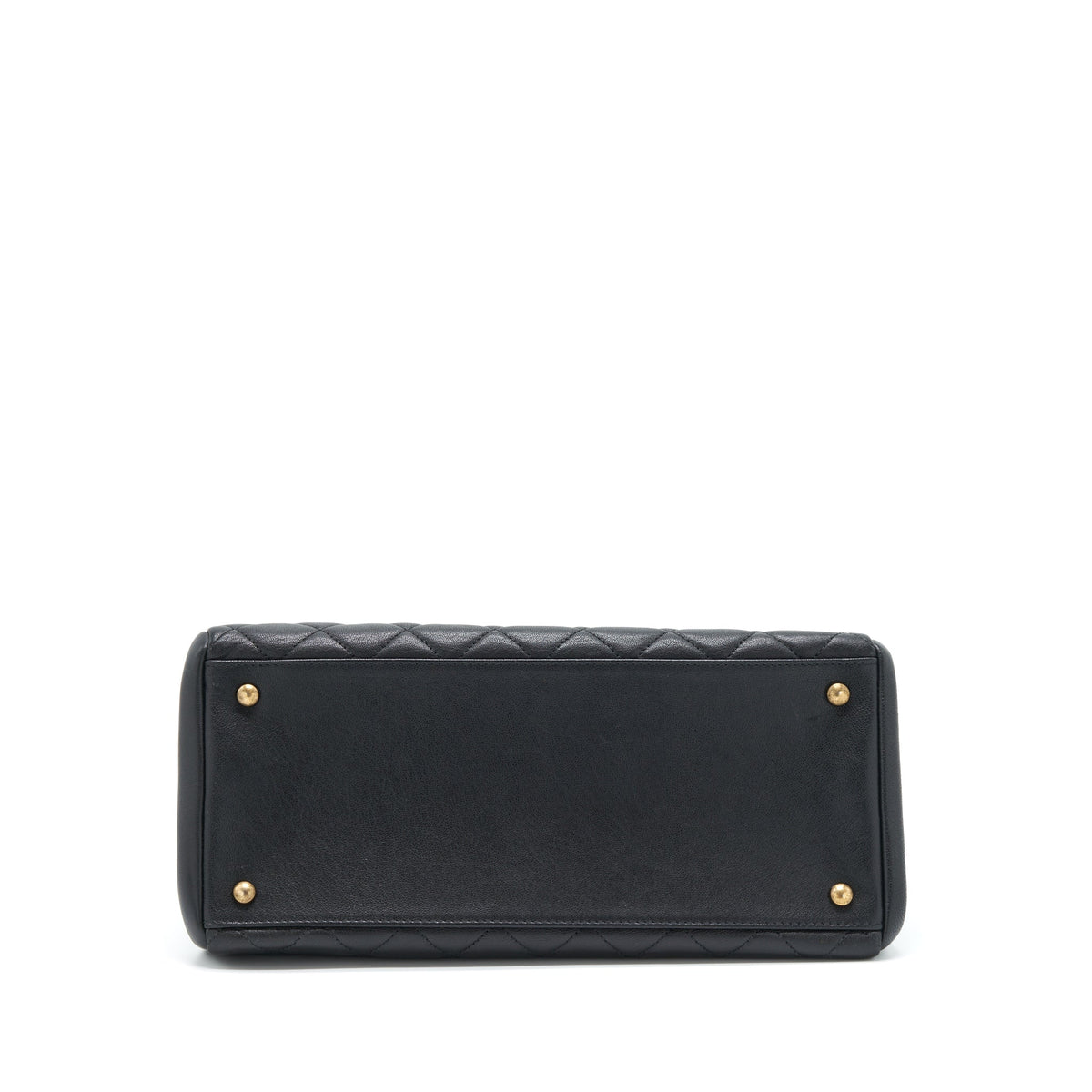 chanel-large-flap-bag-calfskin-black-ruthenium-gold-hardware