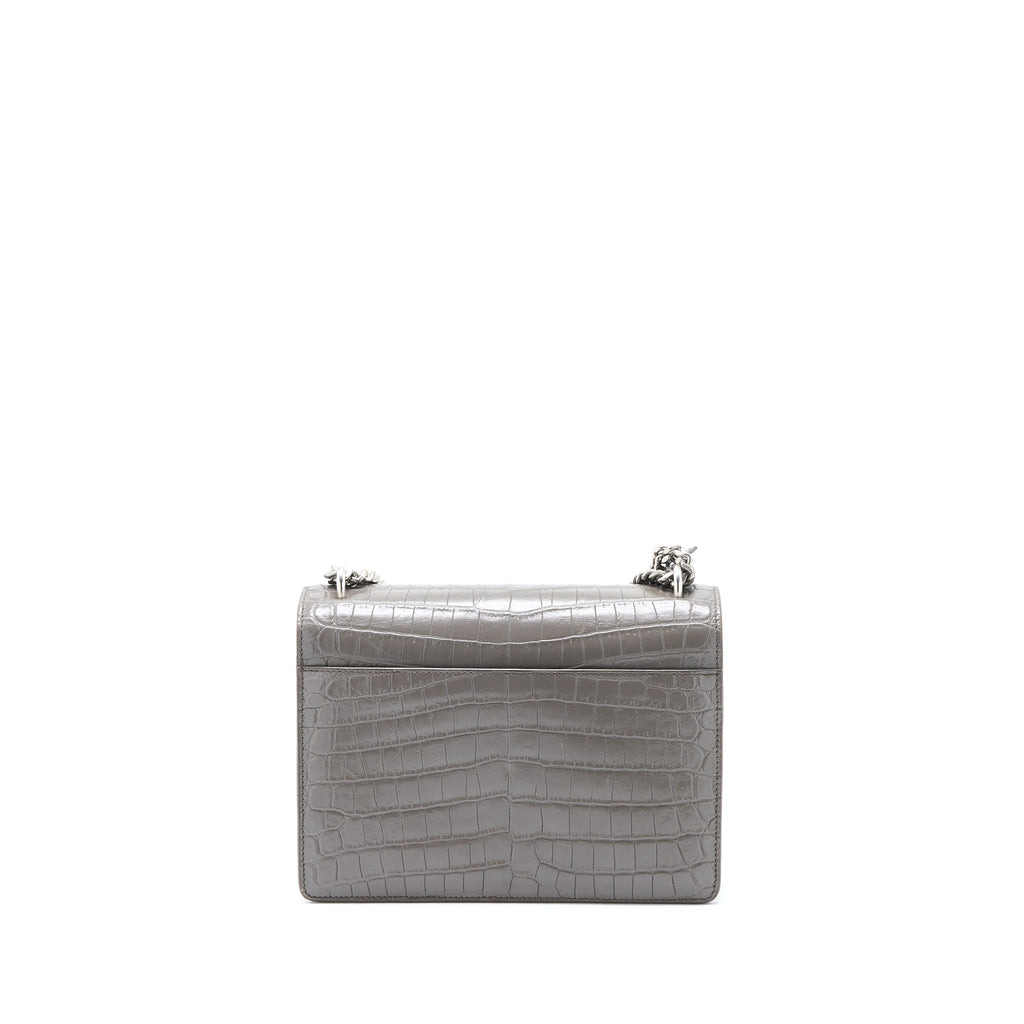 saint-laurent-medium-sunset-chain-bag-croc-embossed-calfskin-grey-shw