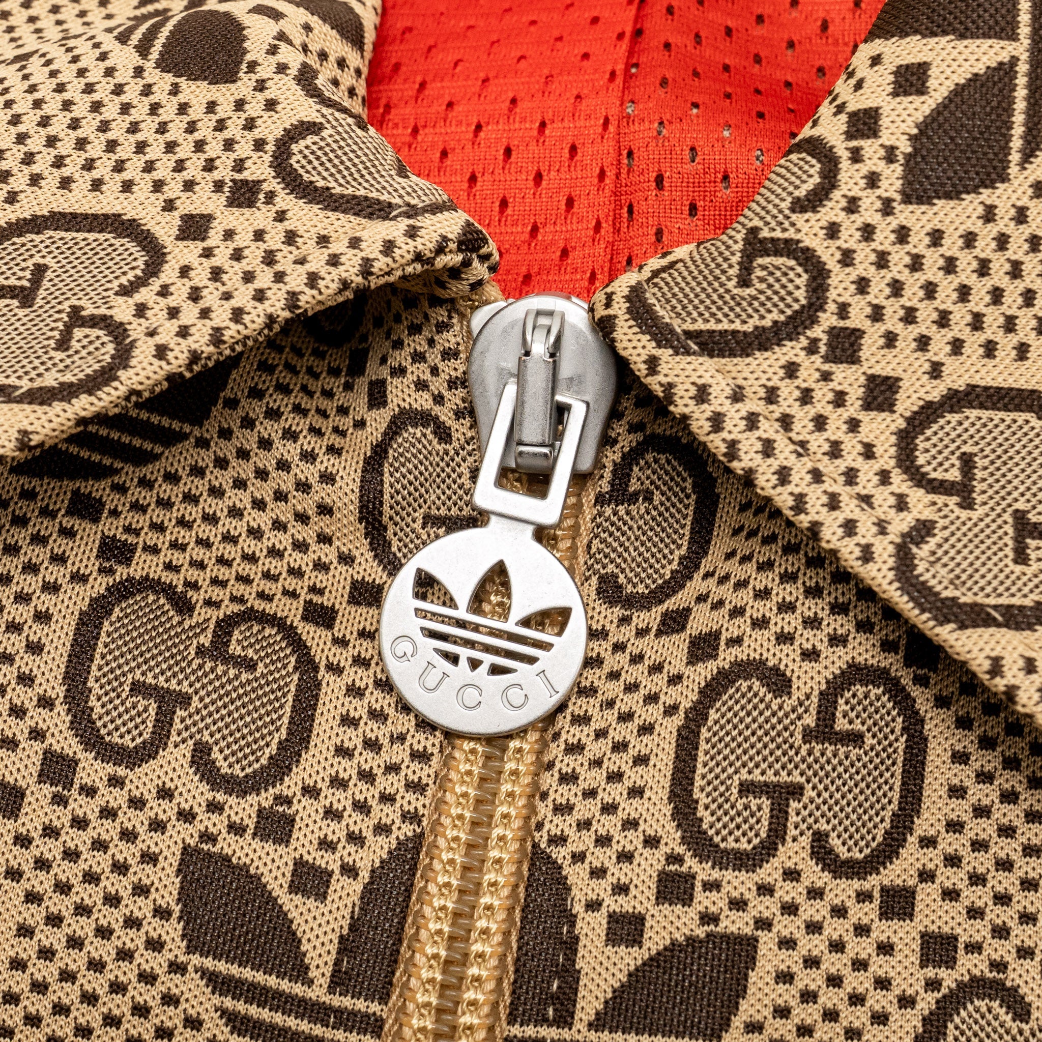 gucci-x-adidas-size-xs-gg-trefoil-zip-jacket-cotton-beige-ebony