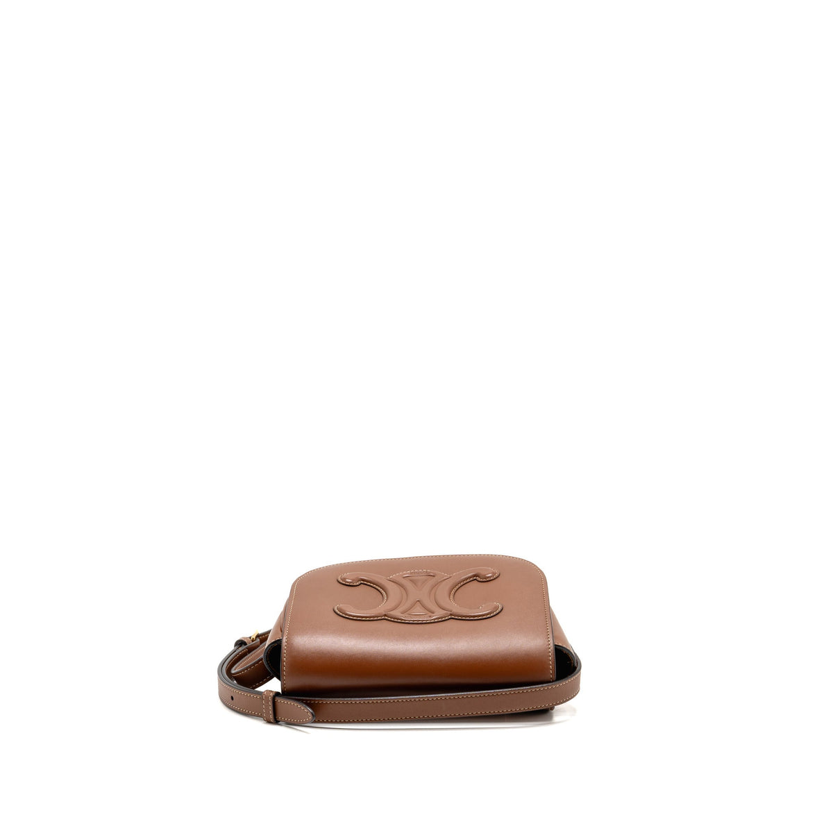 celine-folco-cuir-triomphe-crossbody-bag-smooth-calfskin-tan-ghw