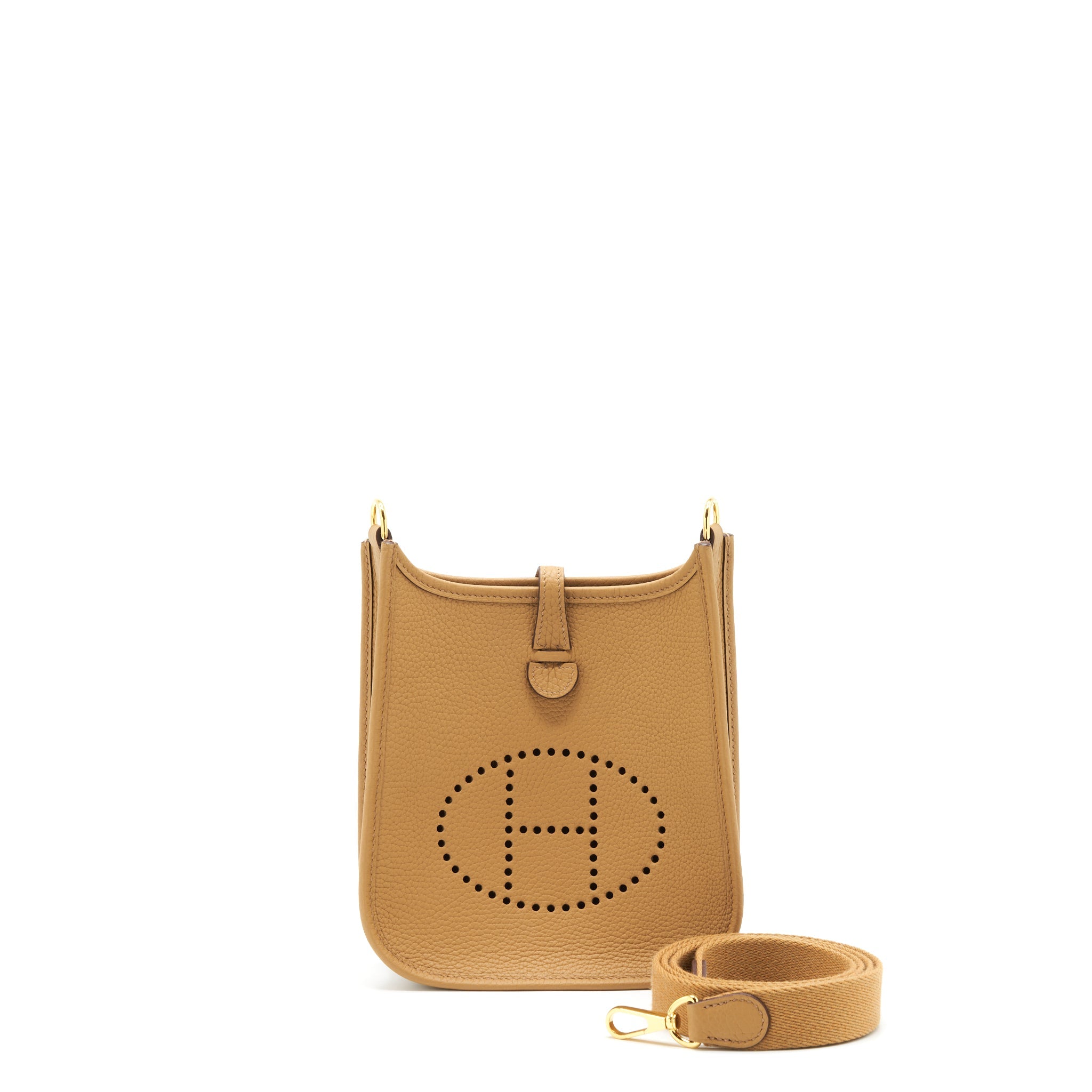 hermes-mini-evelyn-clemence-biscuit-camel-ghw-stamp-z