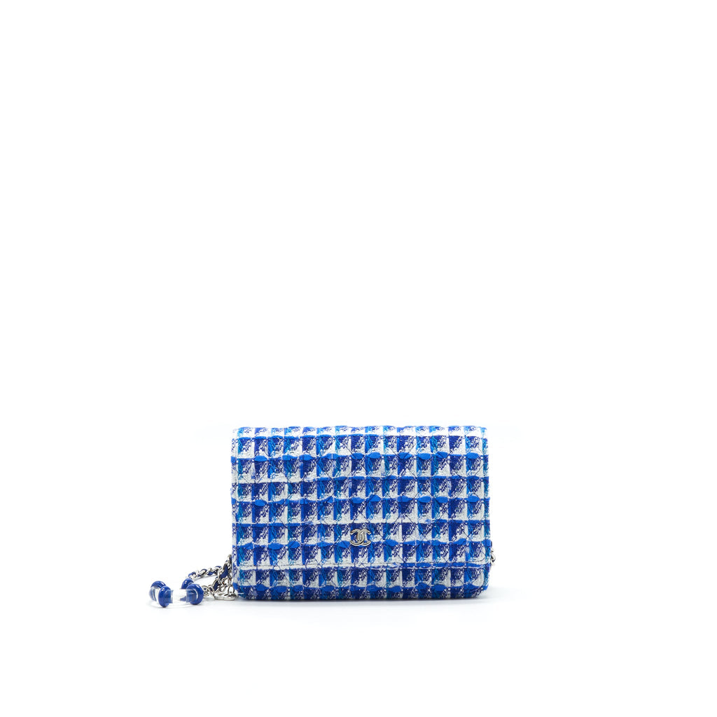 chanel-tweed-quilted-wallet-on-chain-woc-blue
