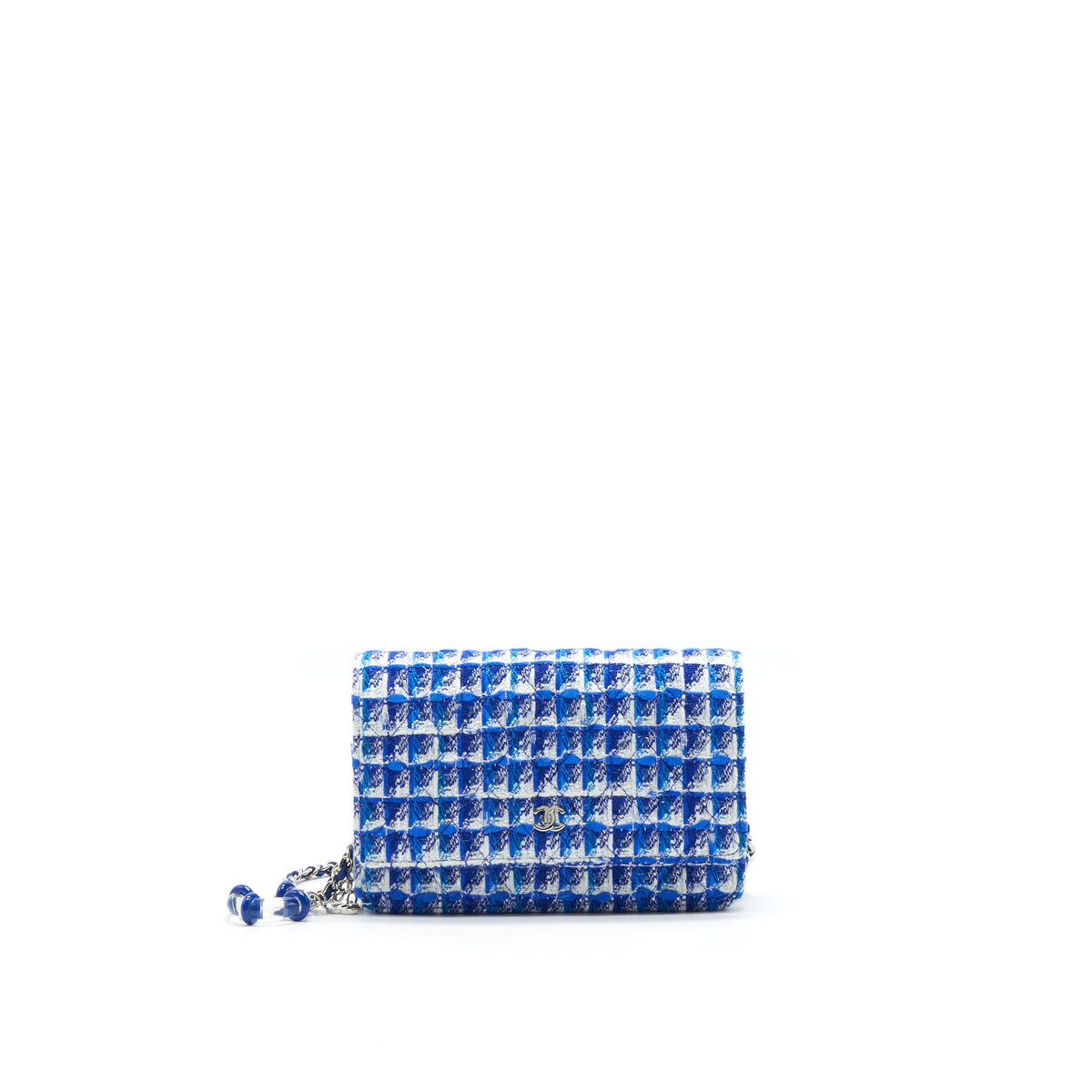 chanel-tweed-quilted-wallet-on-chain-woc-blue