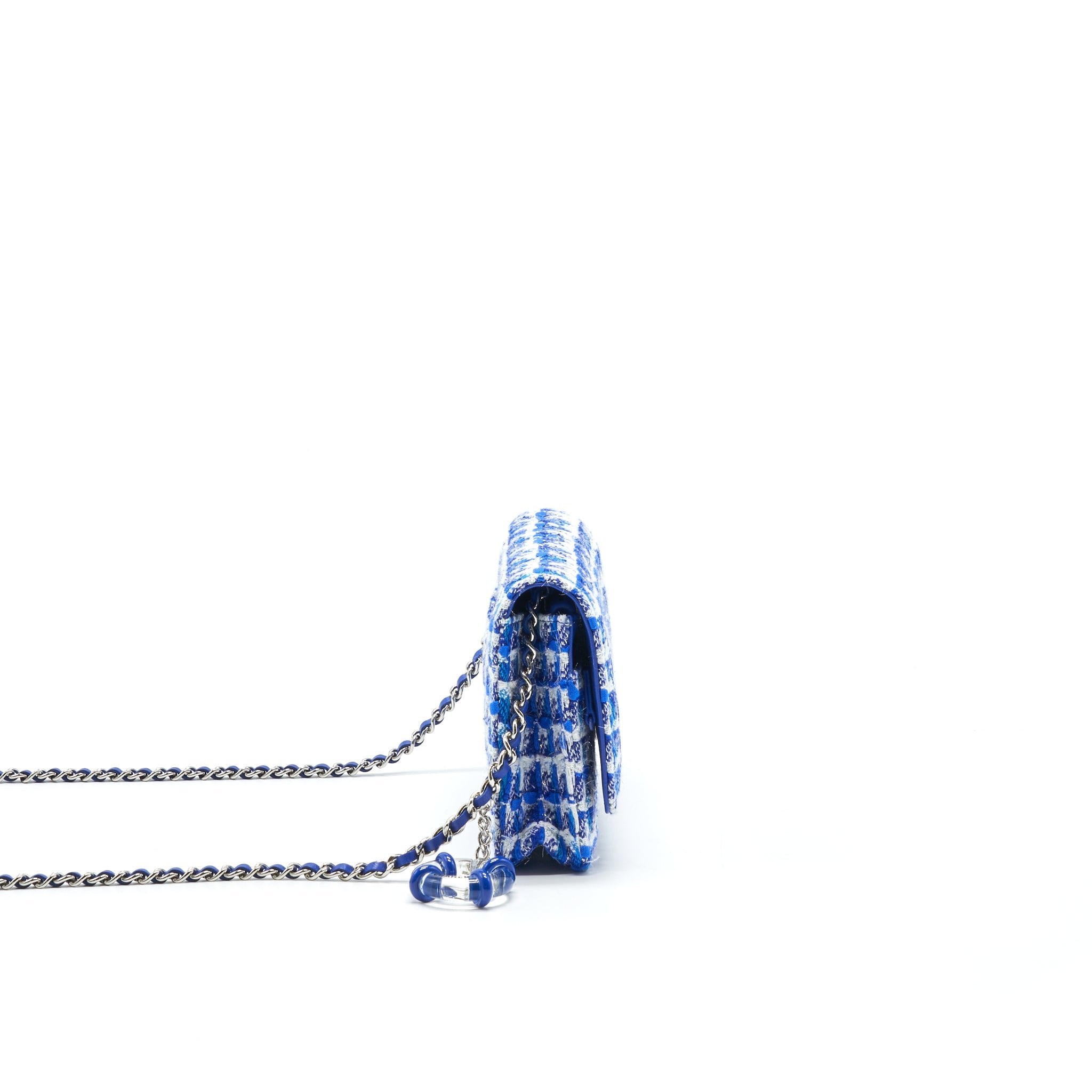 chanel-tweed-quilted-wallet-on-chain-woc-blue
