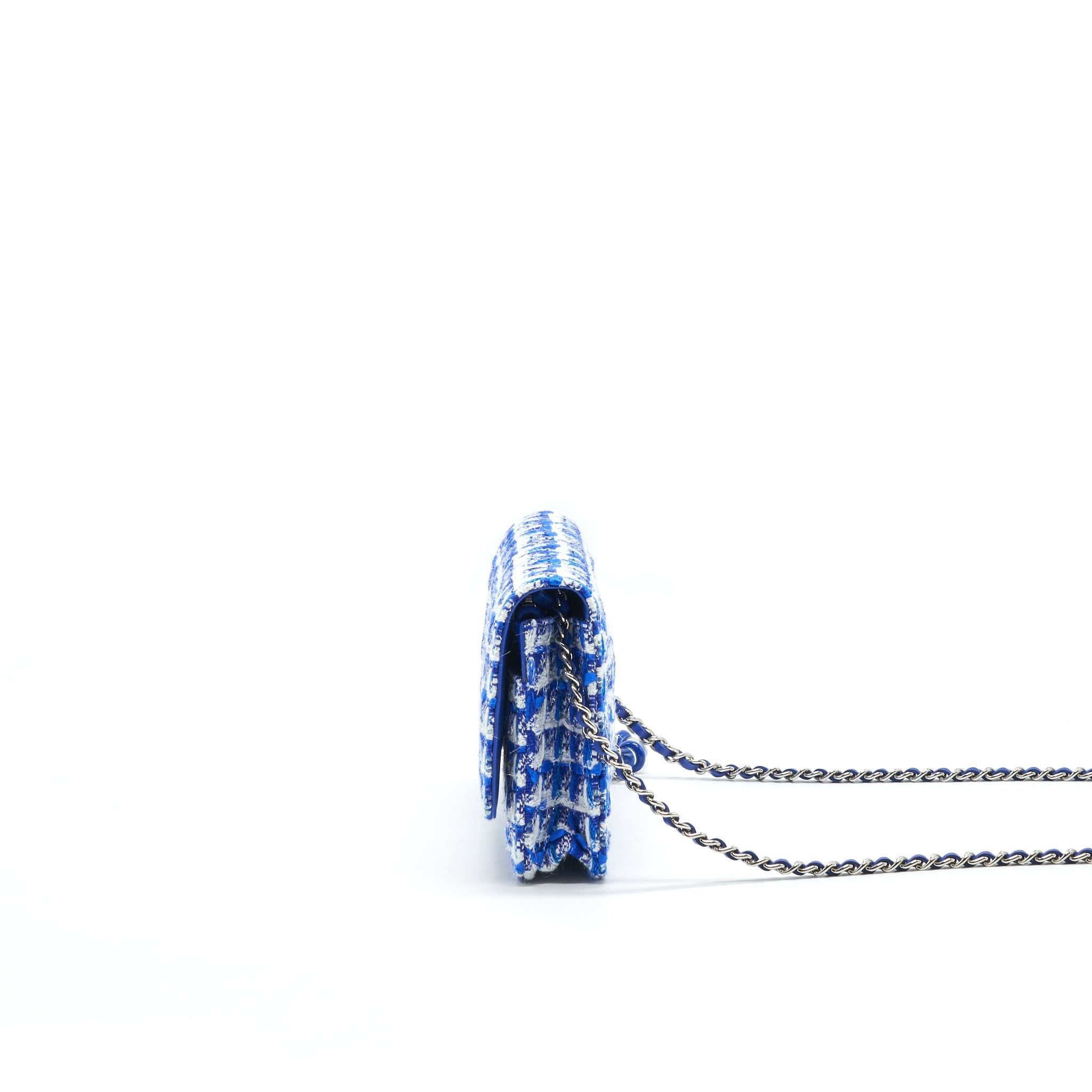 chanel-tweed-quilted-wallet-on-chain-woc-blue