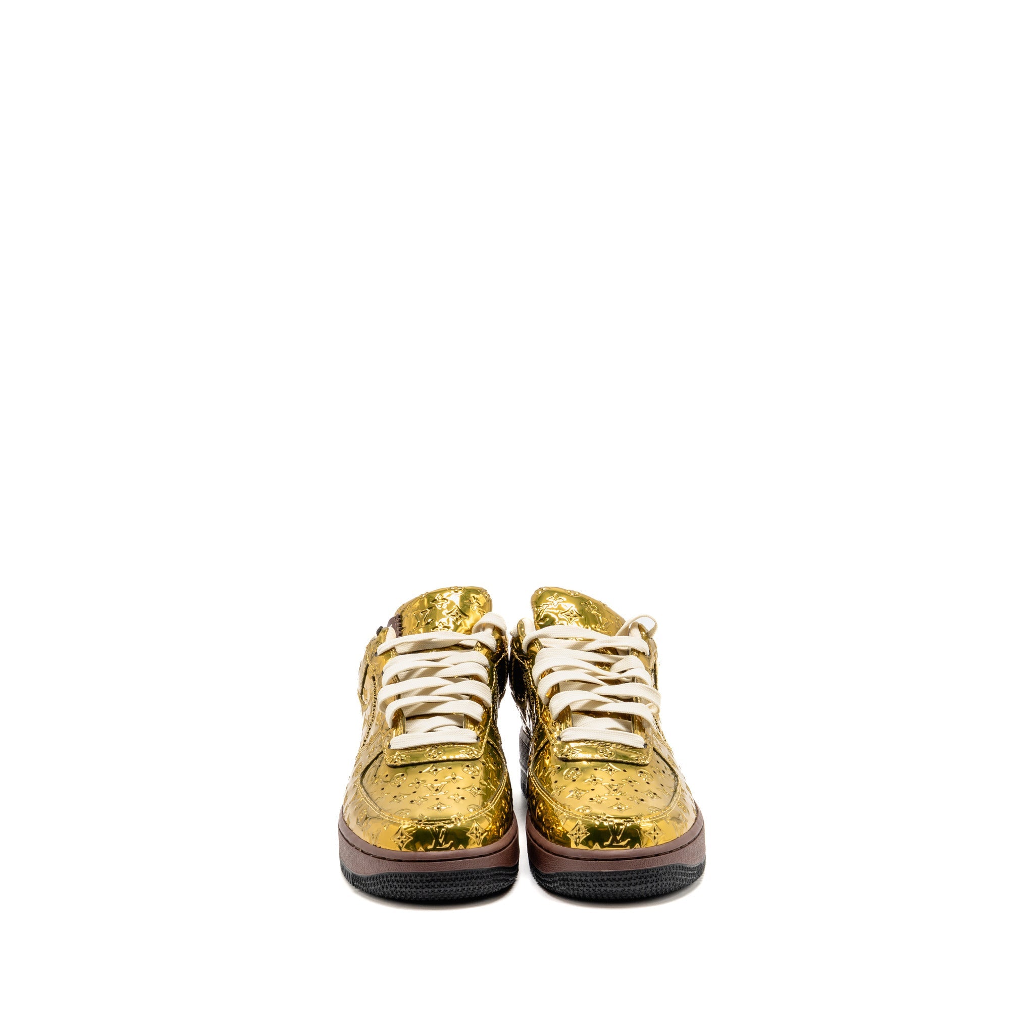 louis-vuitton-x-nike-size-us7-air-force-1-sneaker-monogram-leather-metallic-gold-1