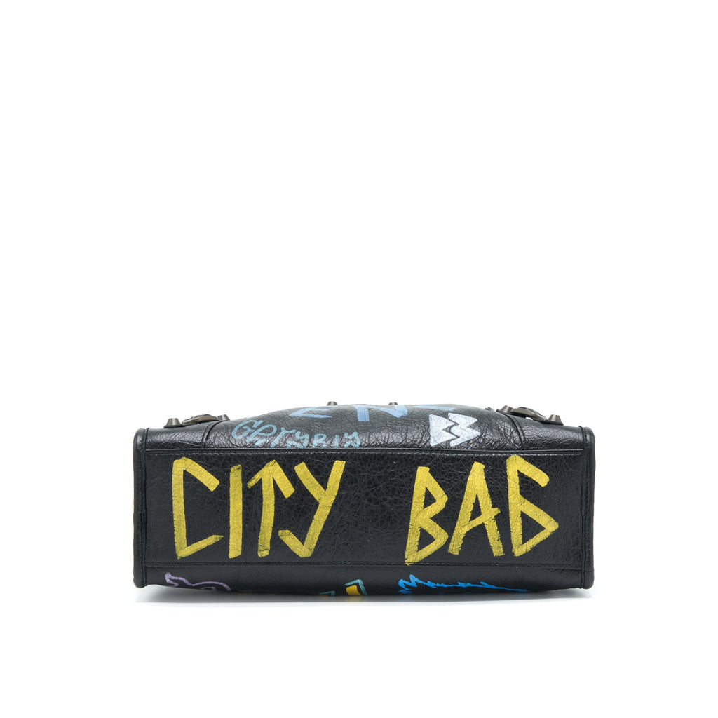 balenciaga-city-bag-black-with-multicolour-graffiti-ruthenium-hardware