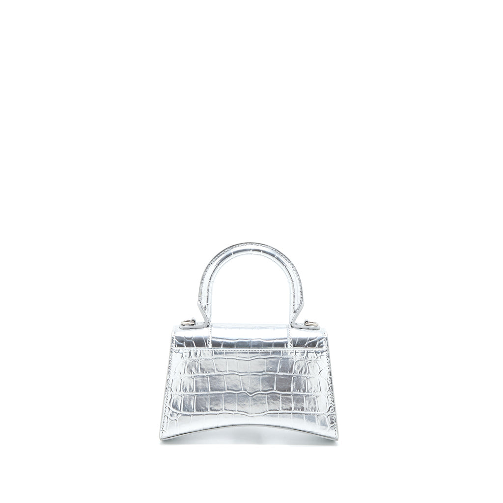 balenciaga-hourglass-xs-embossed-calfskin-silver-shw
