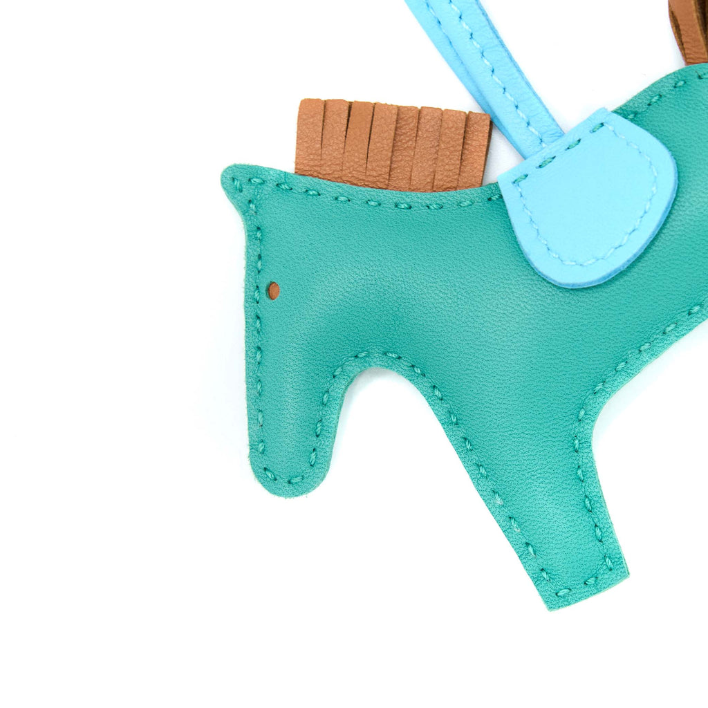 hermes-rodeo-pm-bag-charm-green-blue-gold