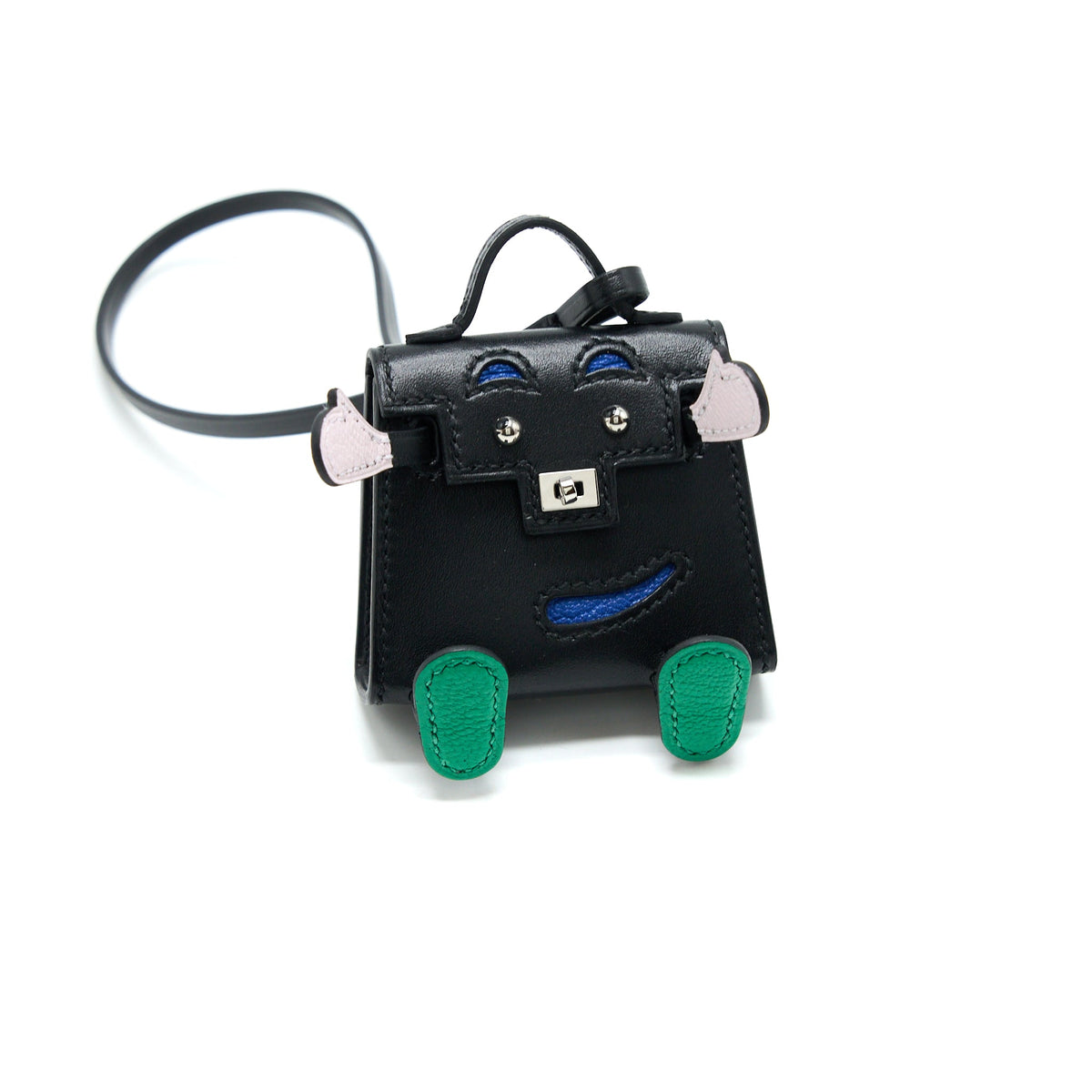 hermes-kelly-dole-bag-charm-swift-black-multicolour-shw-stamp-u