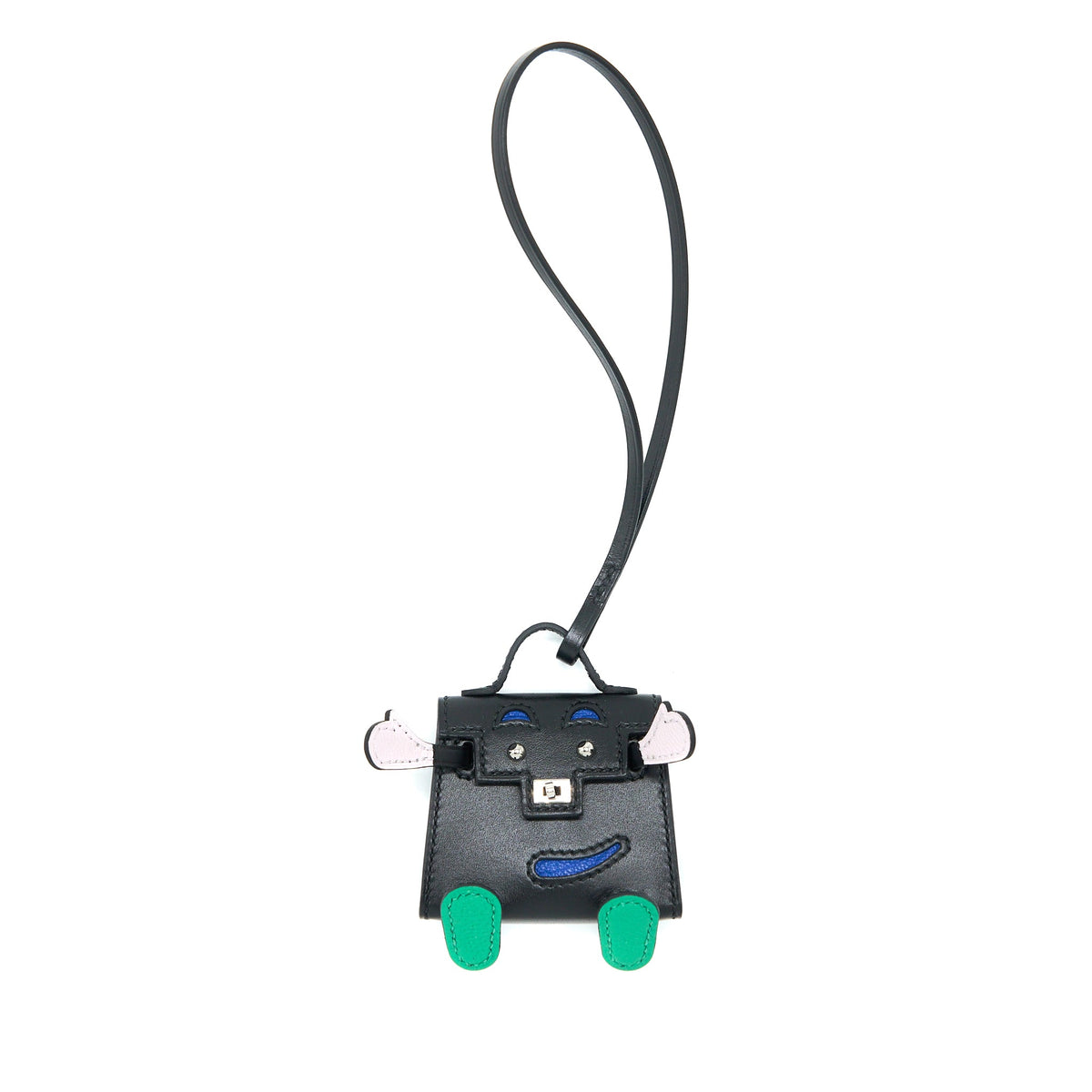 hermes-kelly-dole-bag-charm-swift-black-multicolour-shw-stamp-u