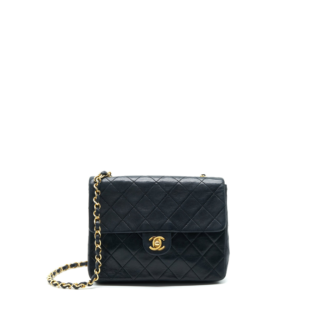 chanel-vintage-small-flap-bag-lambskin-black-ghw