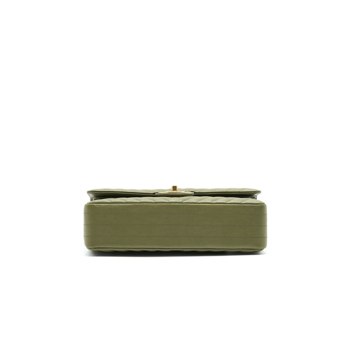 chanel-chevron-medium-classic-double-flap-bag-olive-green-ghw
