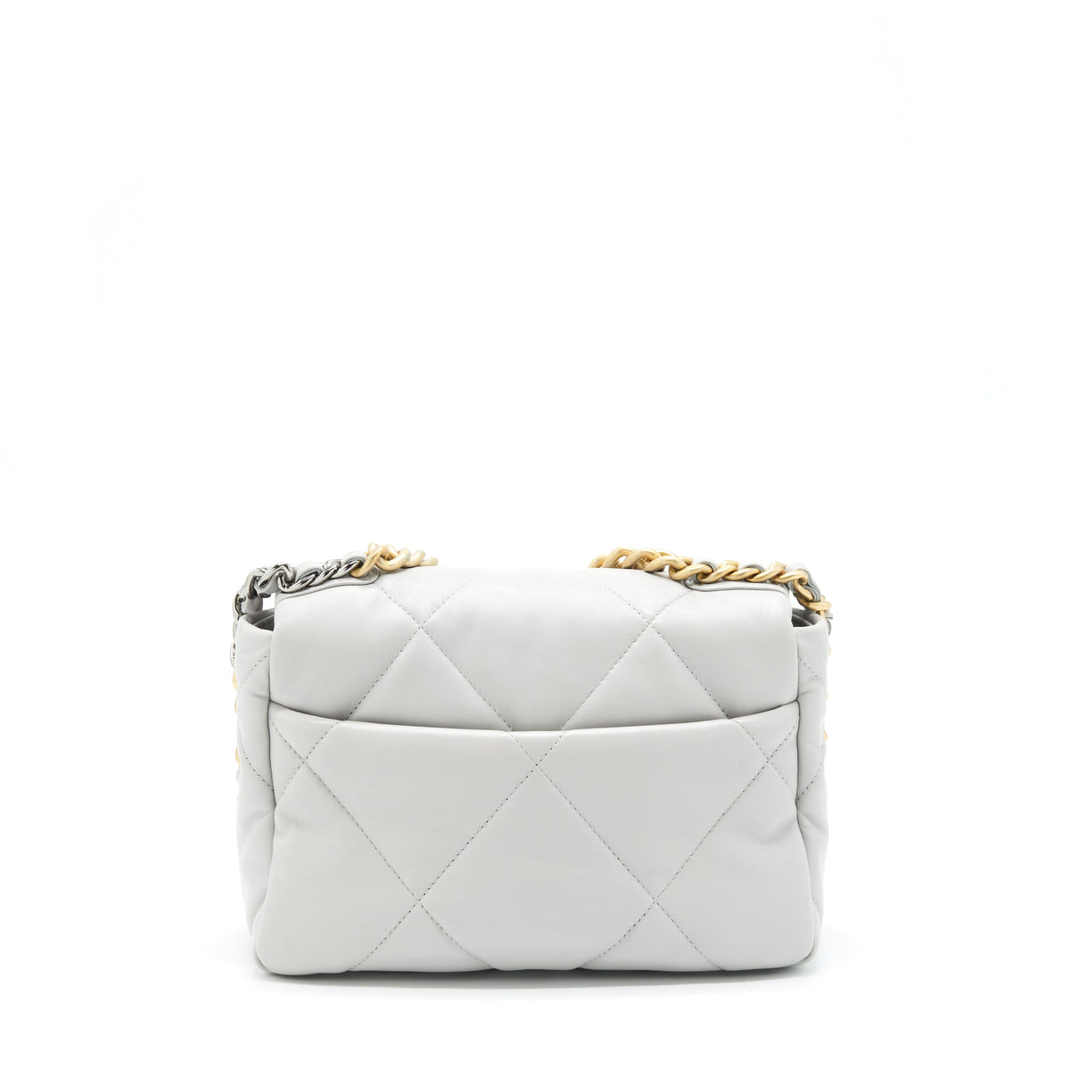 chanel-small-19-bag-lambskin-light-grey-with-multicolour-hardware-microchip