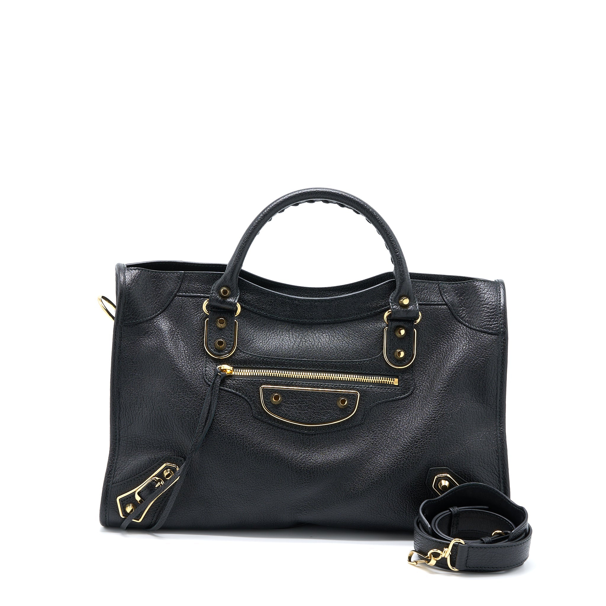 balenciaga-edge-city-bag-goatskin-black-ghw