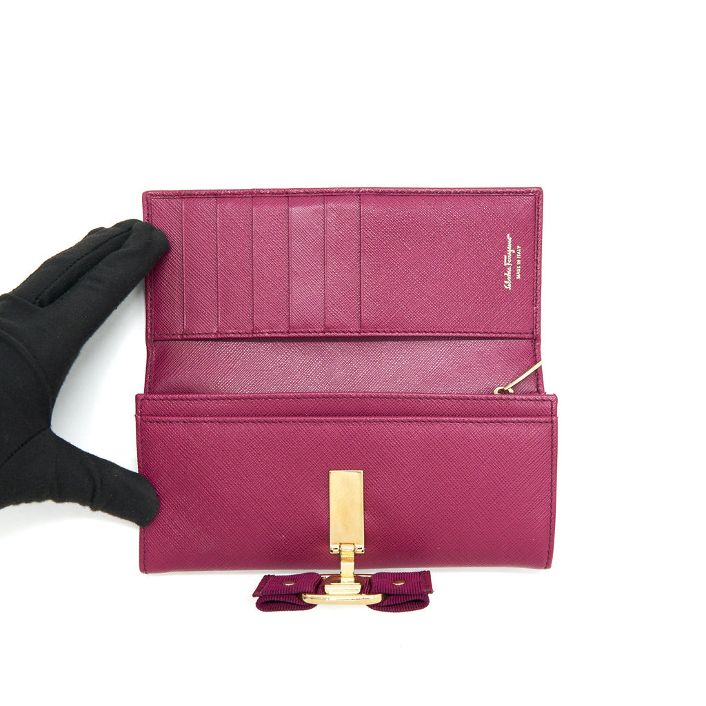 salvatore-ferragamo-ribbon-wallet-deep-pink