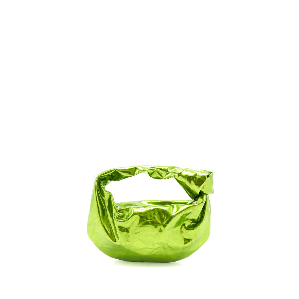 bottega-veneta-mini-jodie-knotted-metallic-green-shw