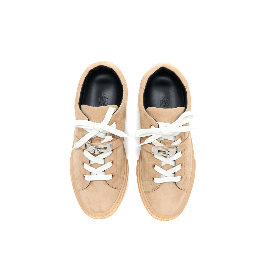 hermes-size-39-femme-day-sneaker-suede-bois-de-santal-shw
